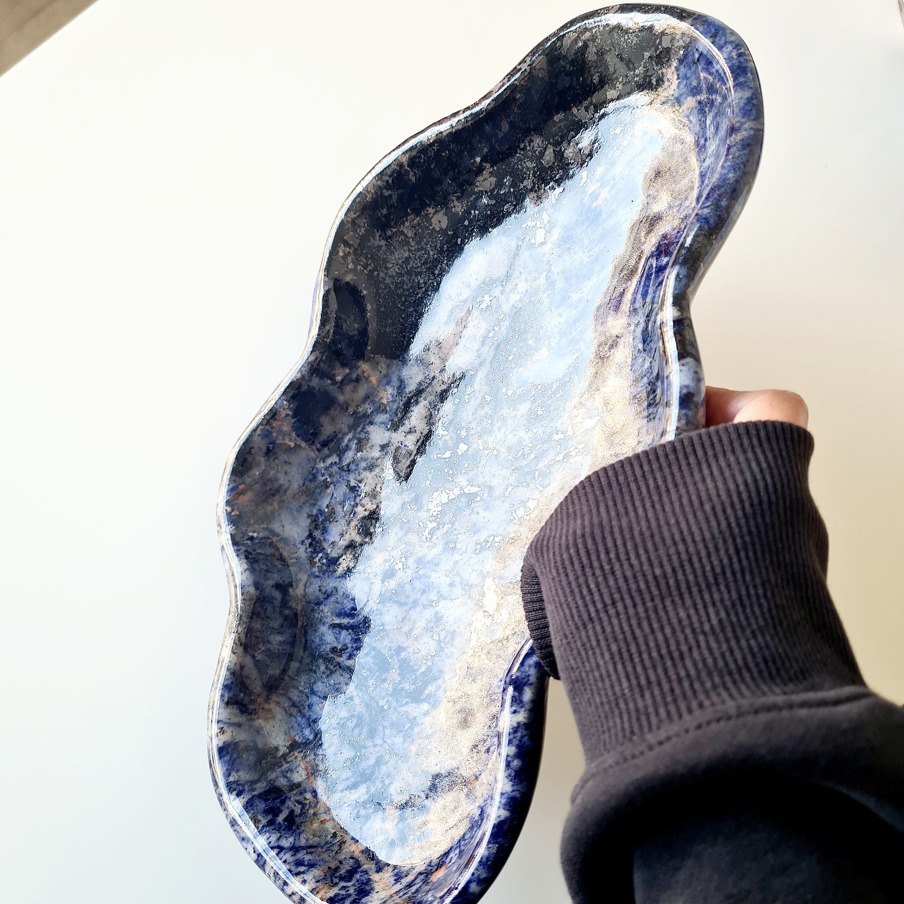 Sodalite Crystal Bowl | XL | Appx 30 cm