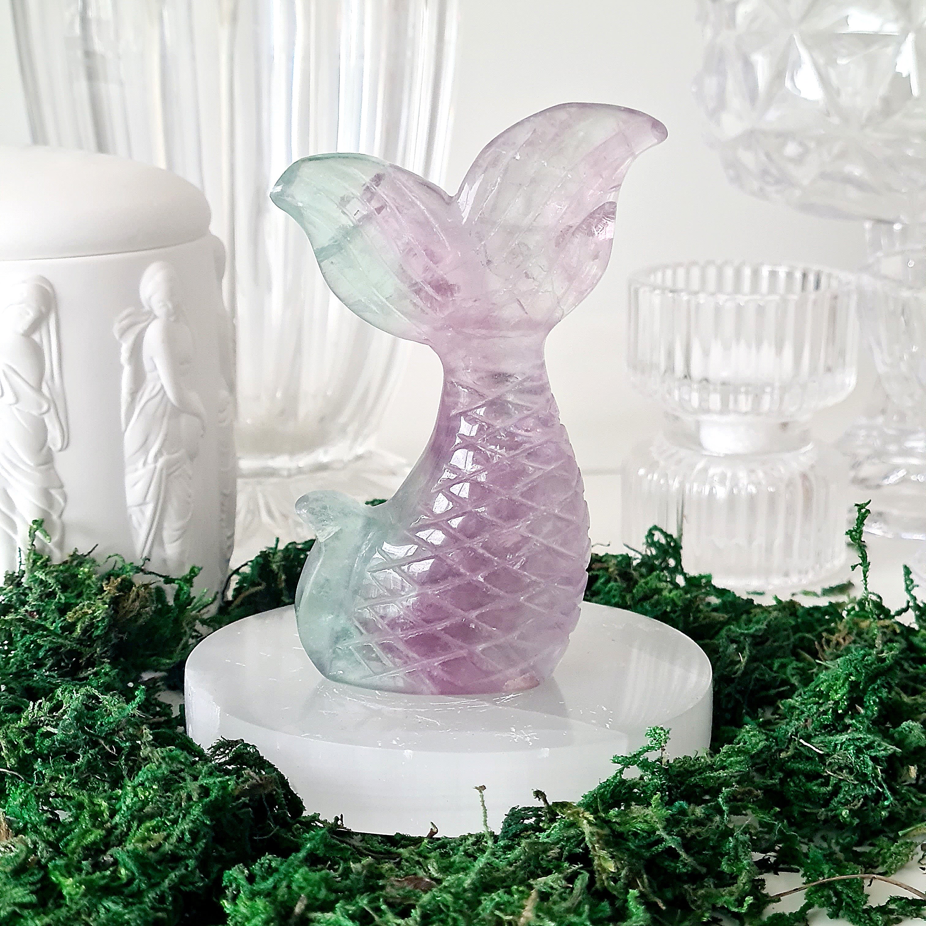 Siren & Mermaid Tail | Fluorite