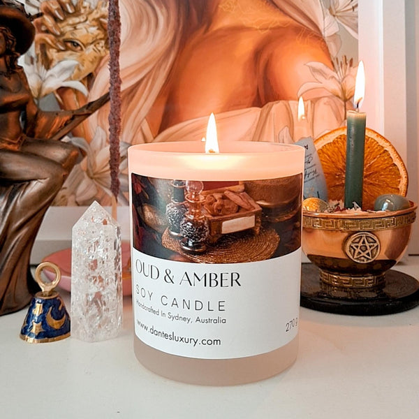Oud & Amber | Incense Candle