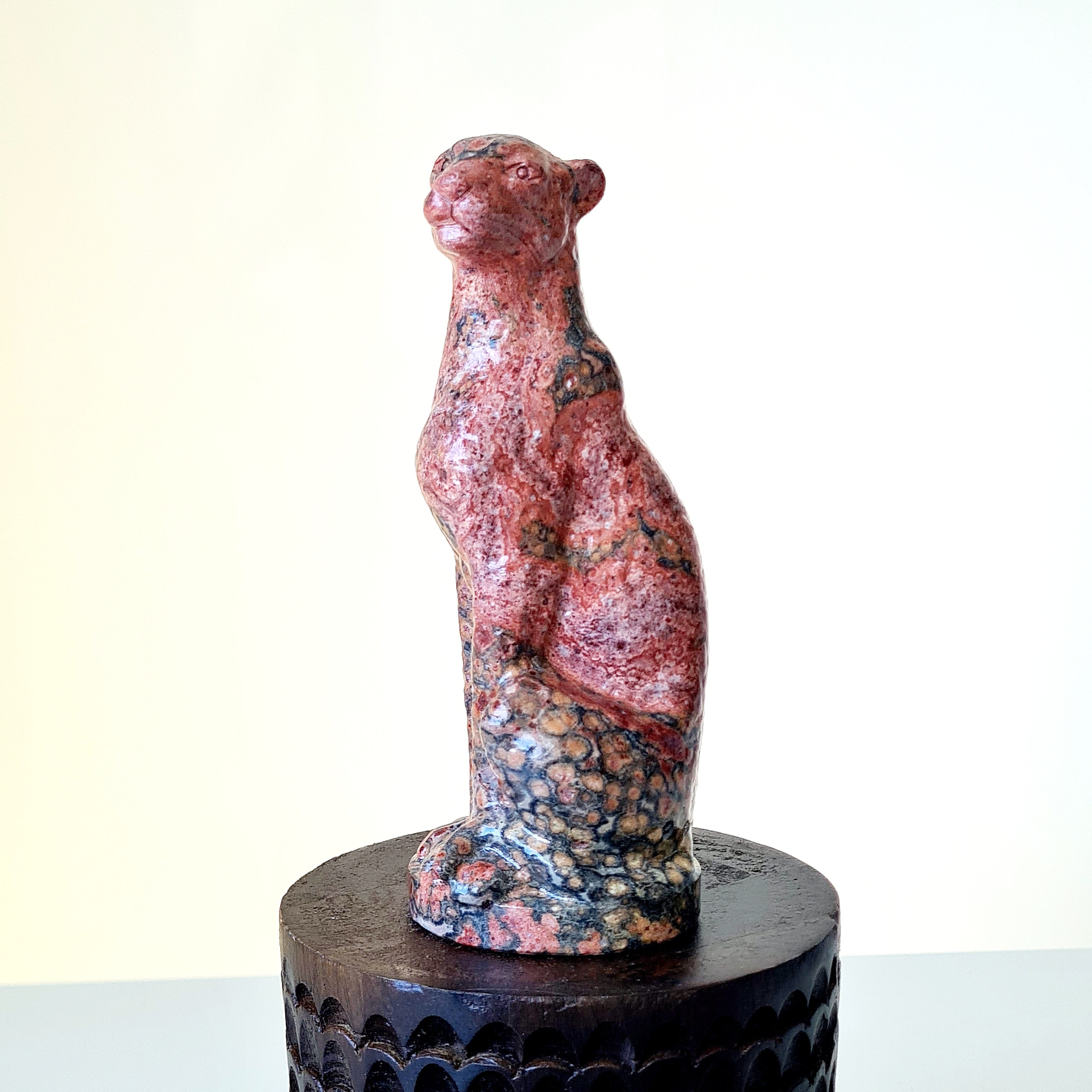 Jasper Leopard π | Earth Energy | 439 g | Appx 15 cm tall