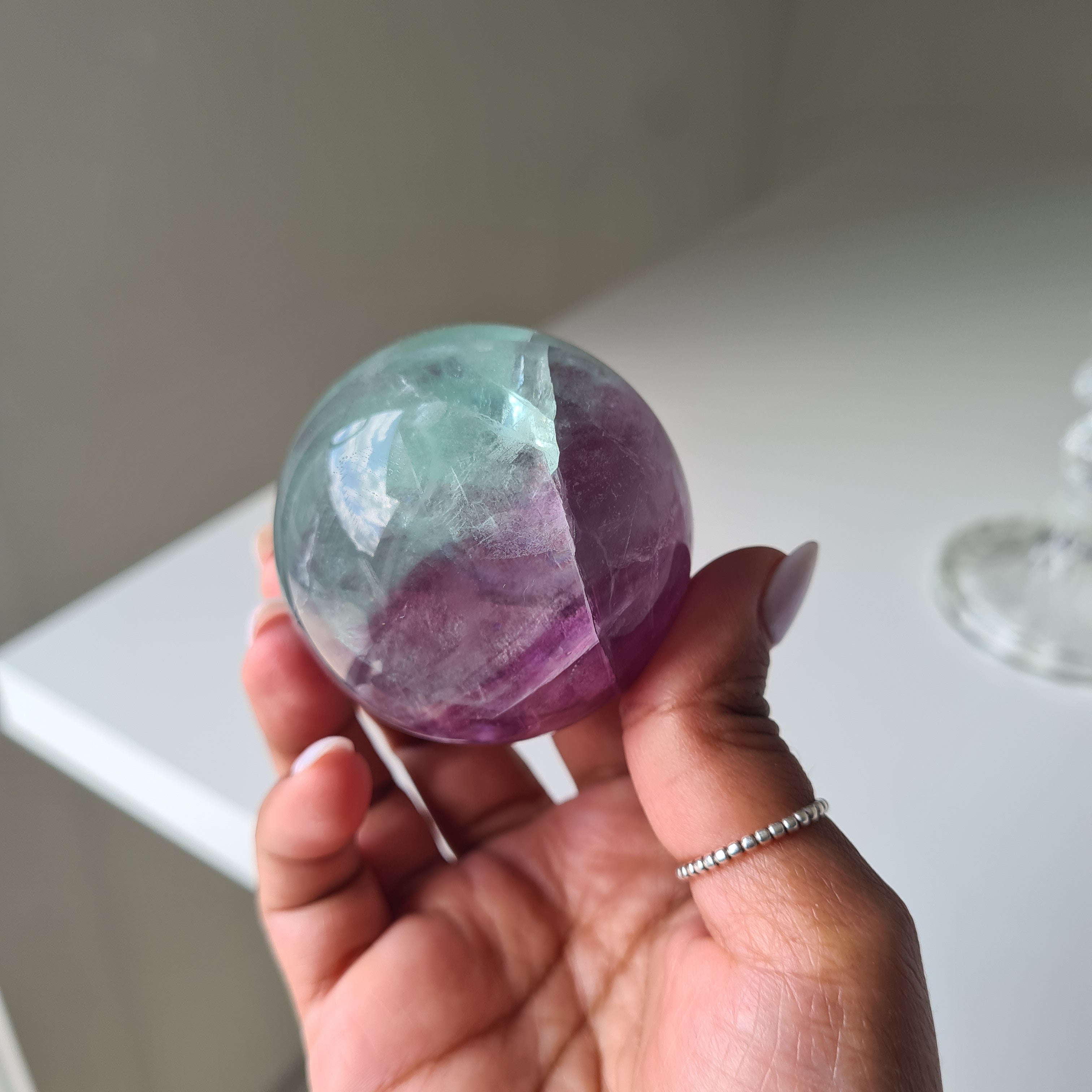 Intergalactic Fluorite with stand | c | 5.1 cm