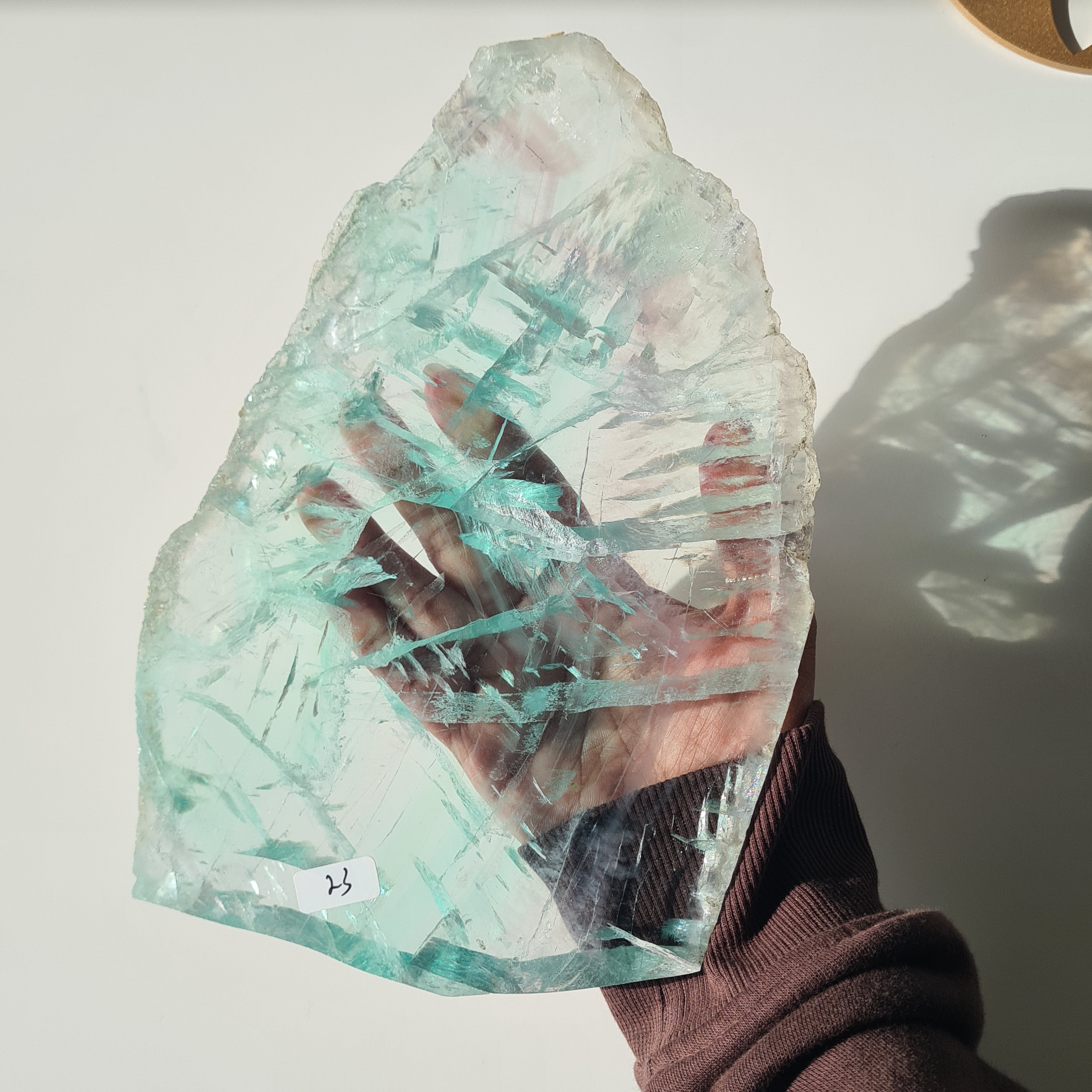 Fluorite Dream Portal On Custom Stand | 35 cm tall with stand