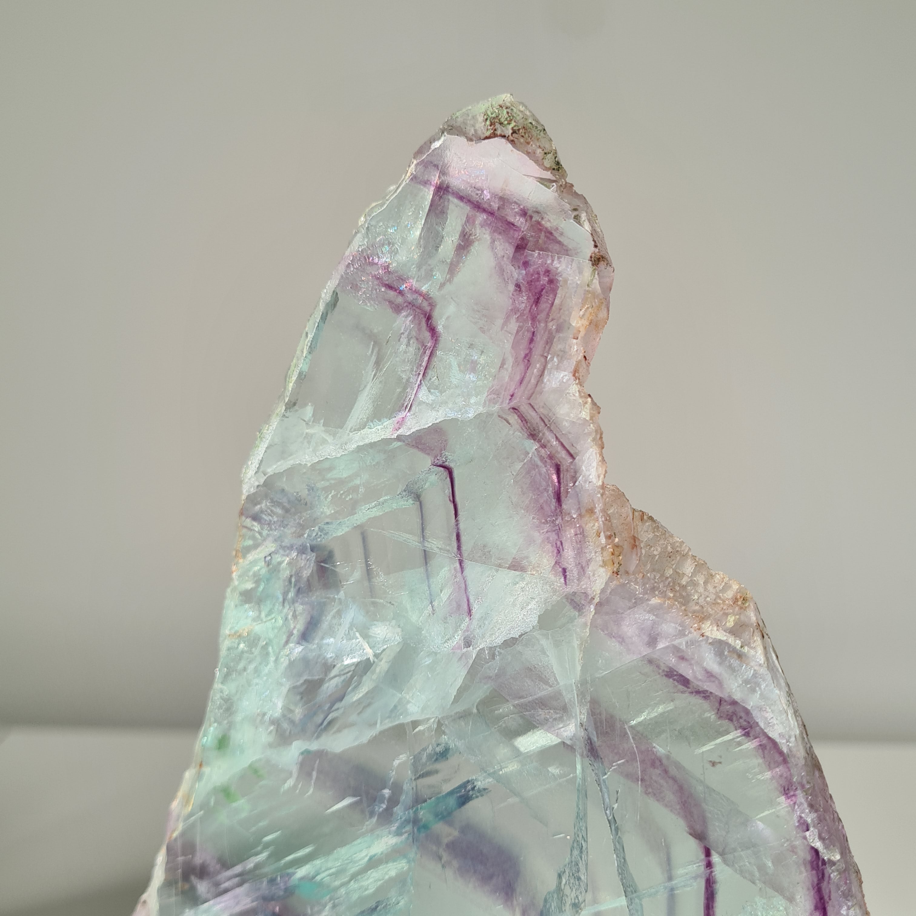 Fluorite Dream Portal On Custom Stand | 33 cm tall with stand