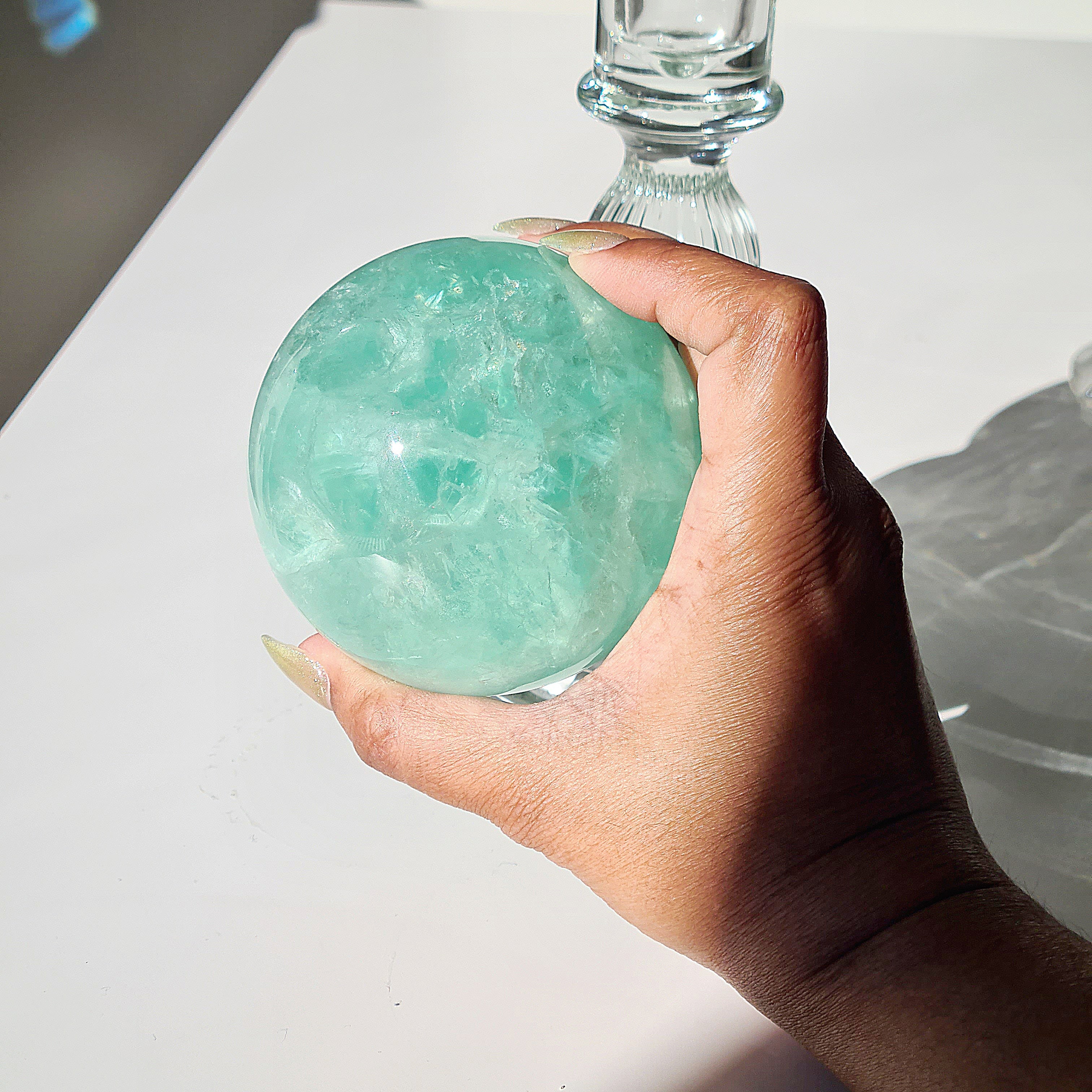 Blue Lake Fluorite with stand | A | 748 g