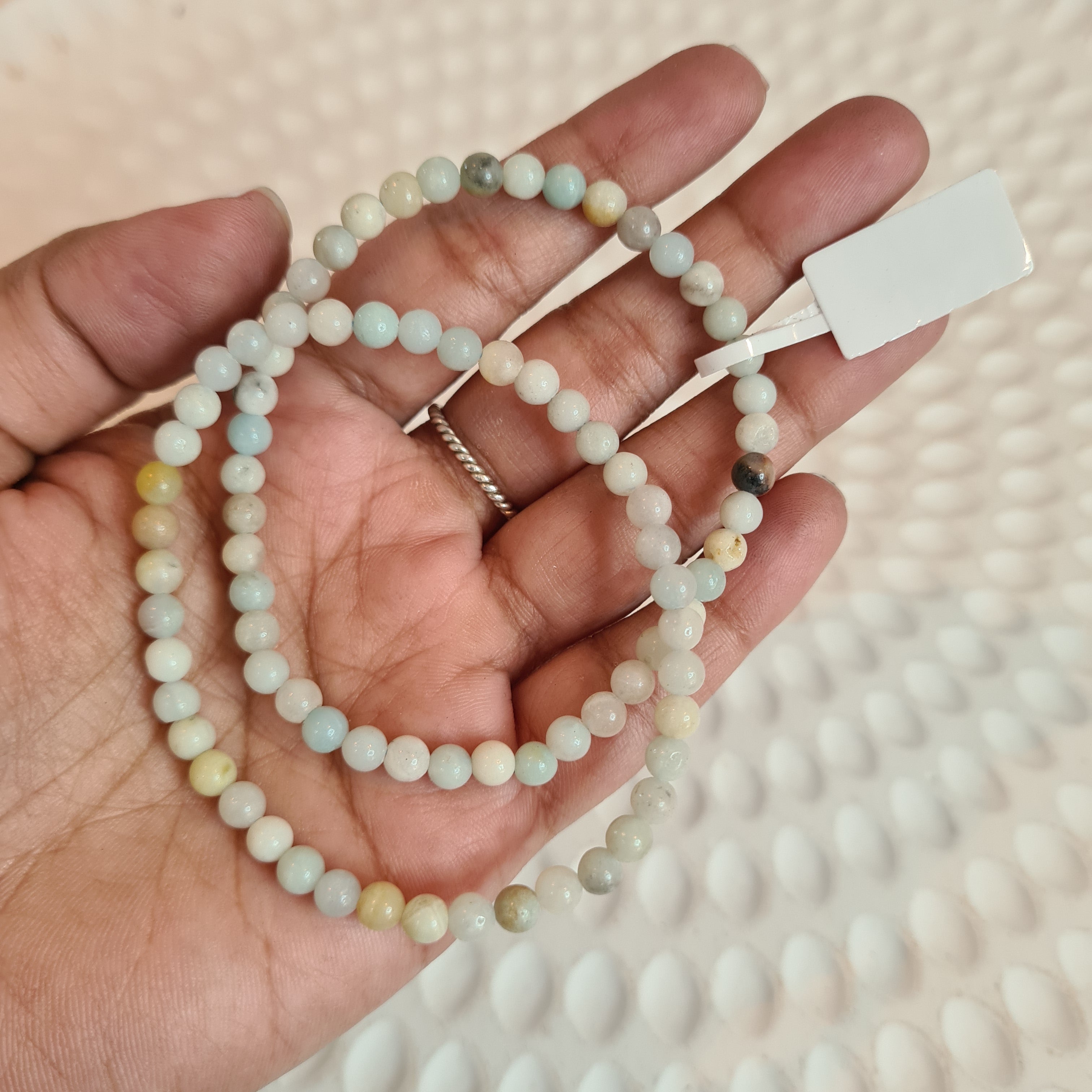 Amazonite Bracelet | 3-4mm Beads | 1 Piece