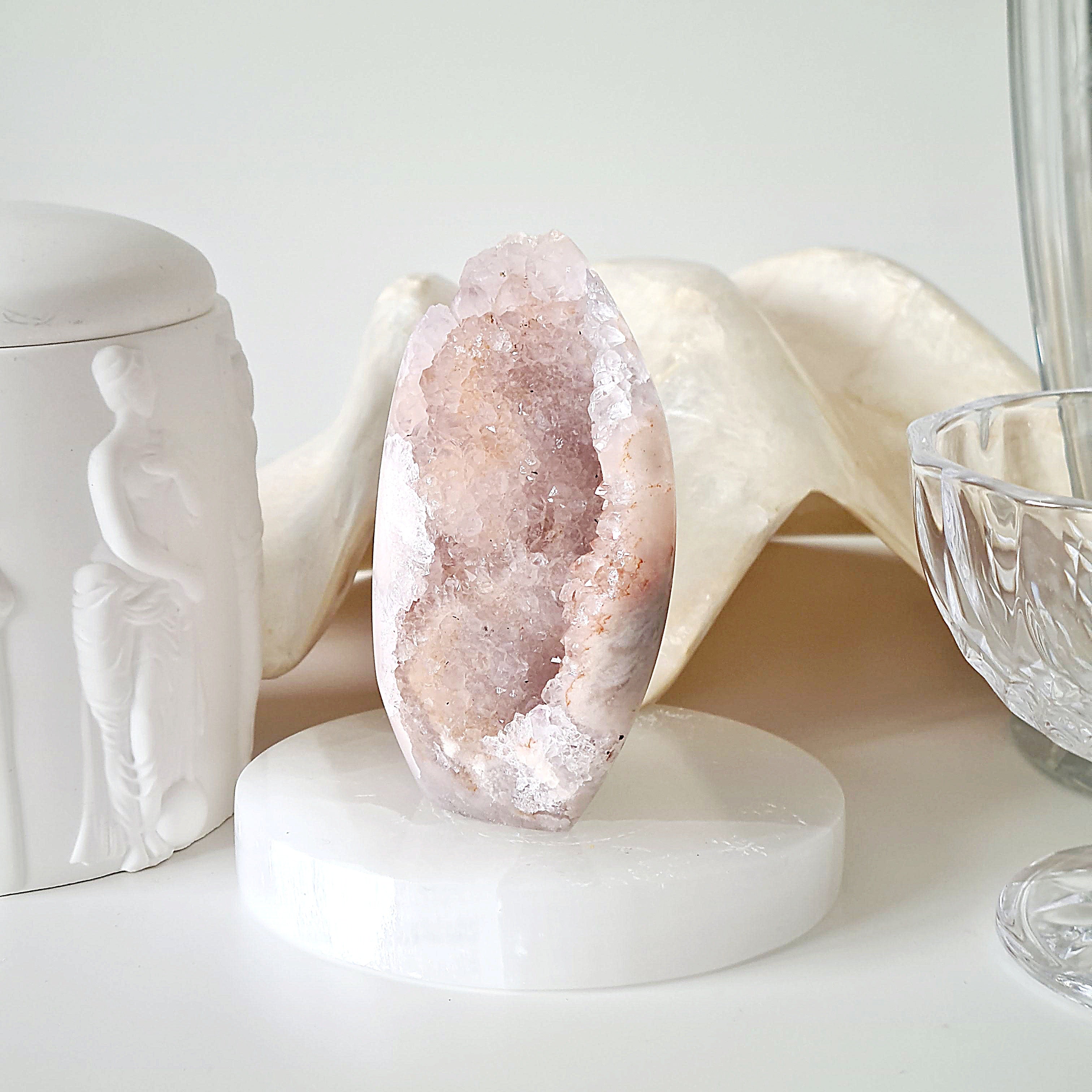 Flower Agate Pink Amethyst | C | 203 g