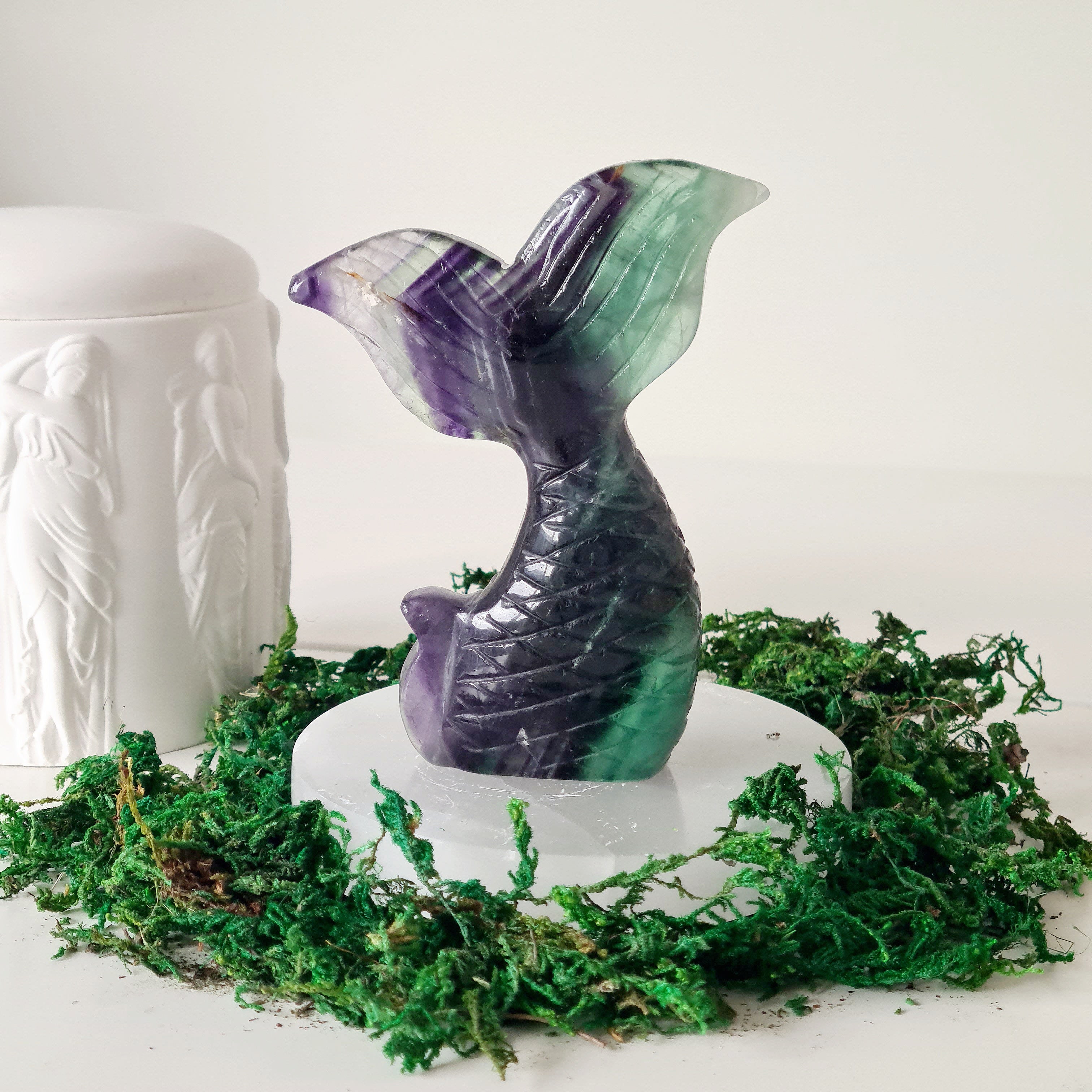 Siren & Mermaid Tail | C | Fluorite