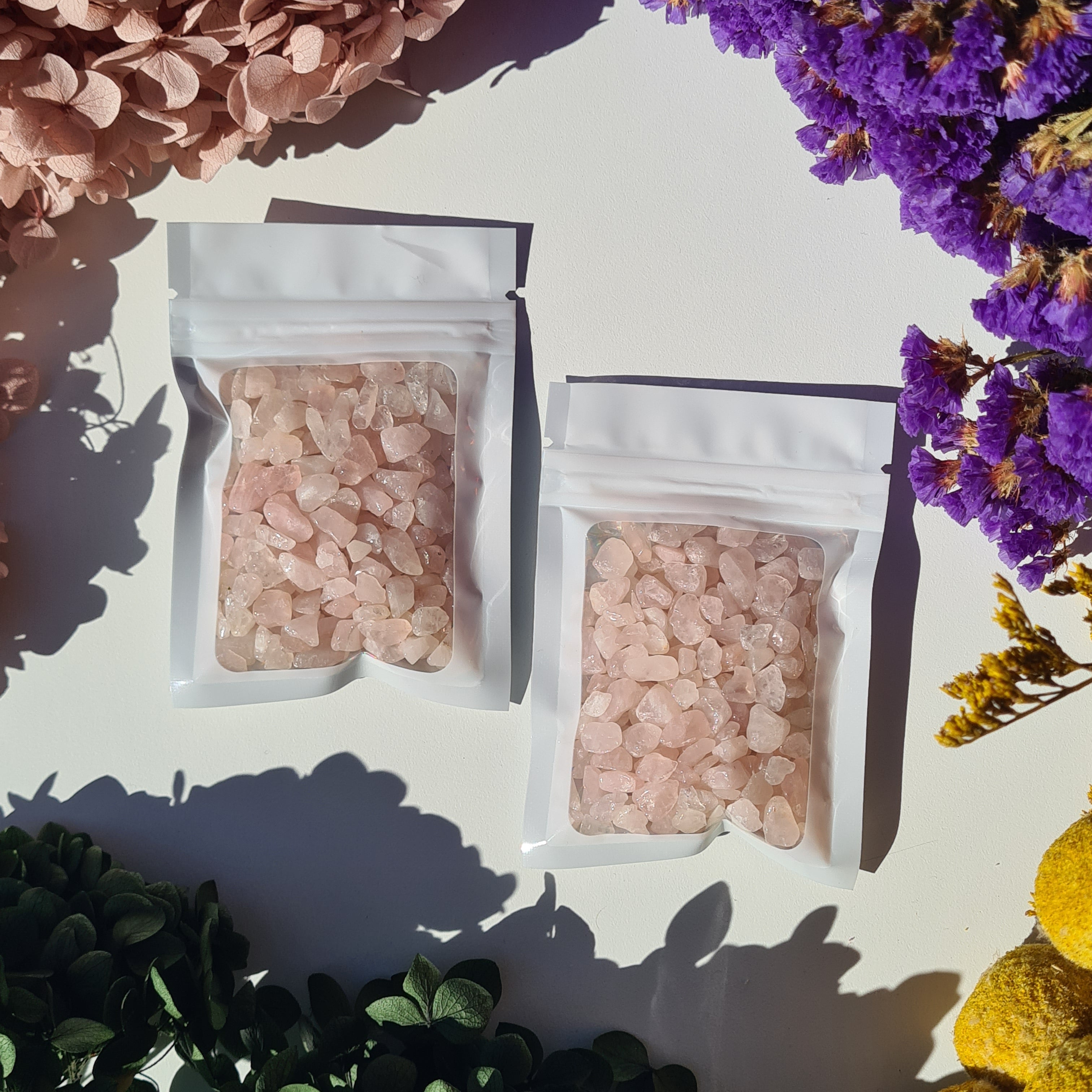 Rose Quartz Crystal Chips | Gentle Love | 40 g