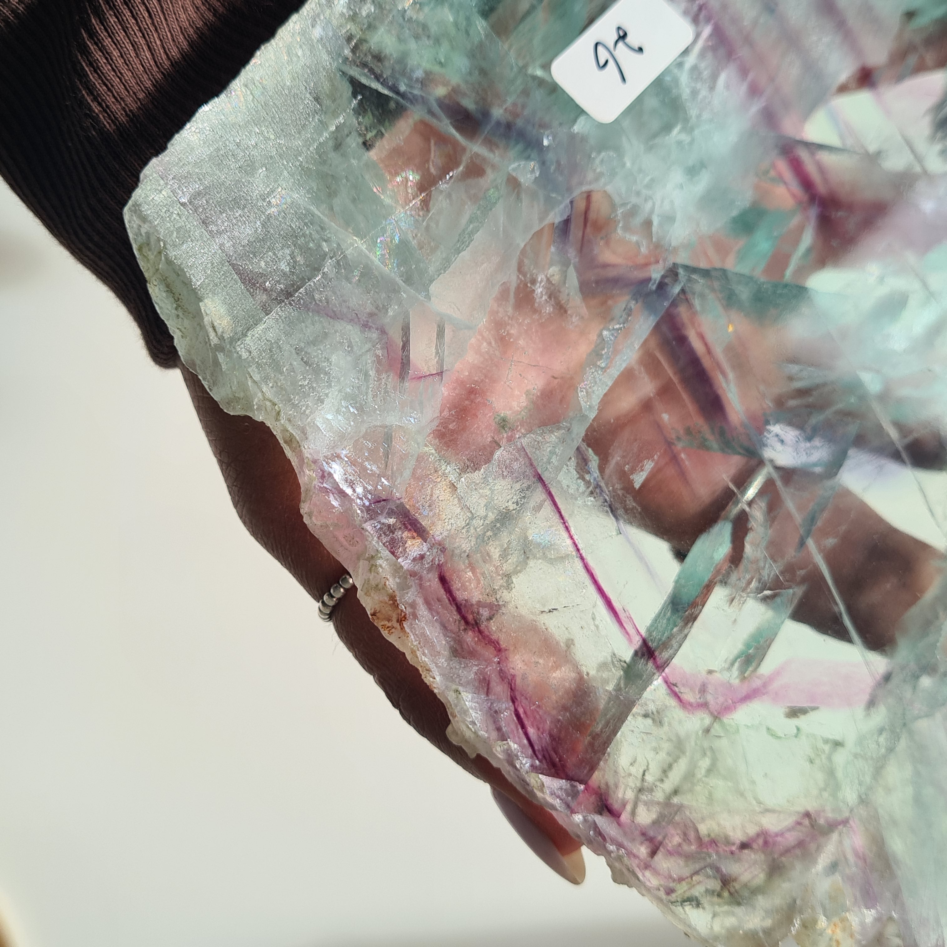 Fluorite Dream Portal On Custom Stand | 28 cm tall with stand