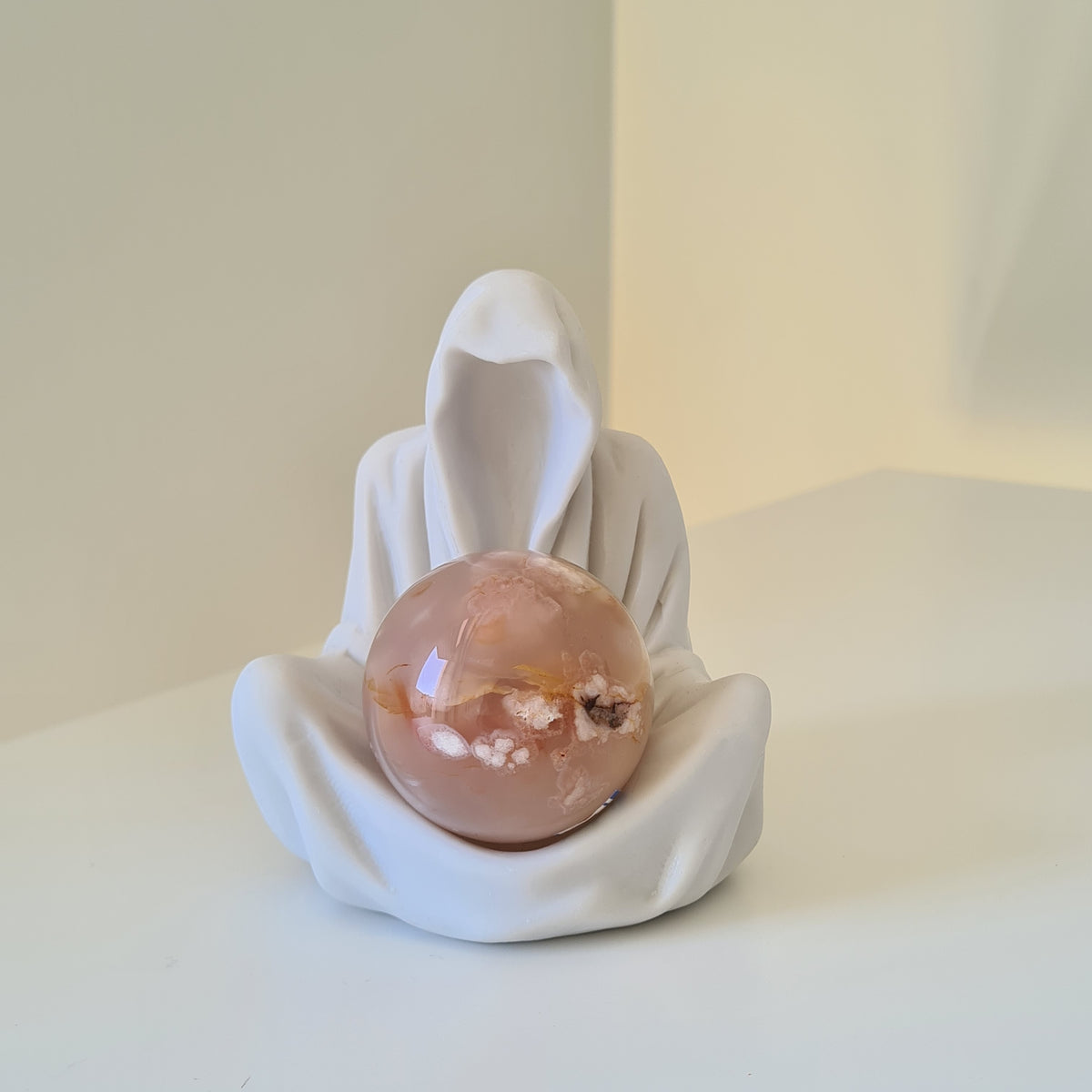 Gate Keeper with Flower Agate