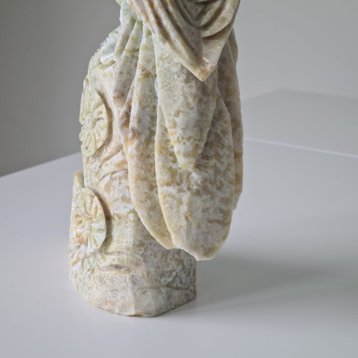 Jade Crystal Bird | Piece B | Handcarved | 24 cm tall