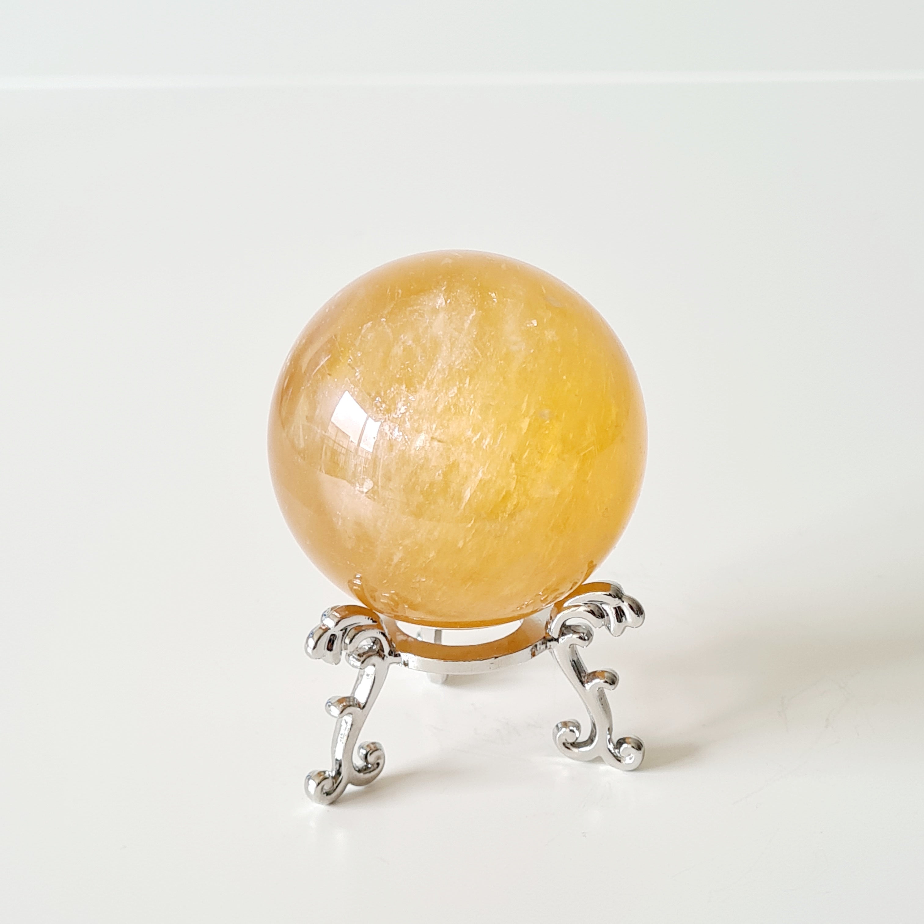 Honey Calcite Sphere | 200 g