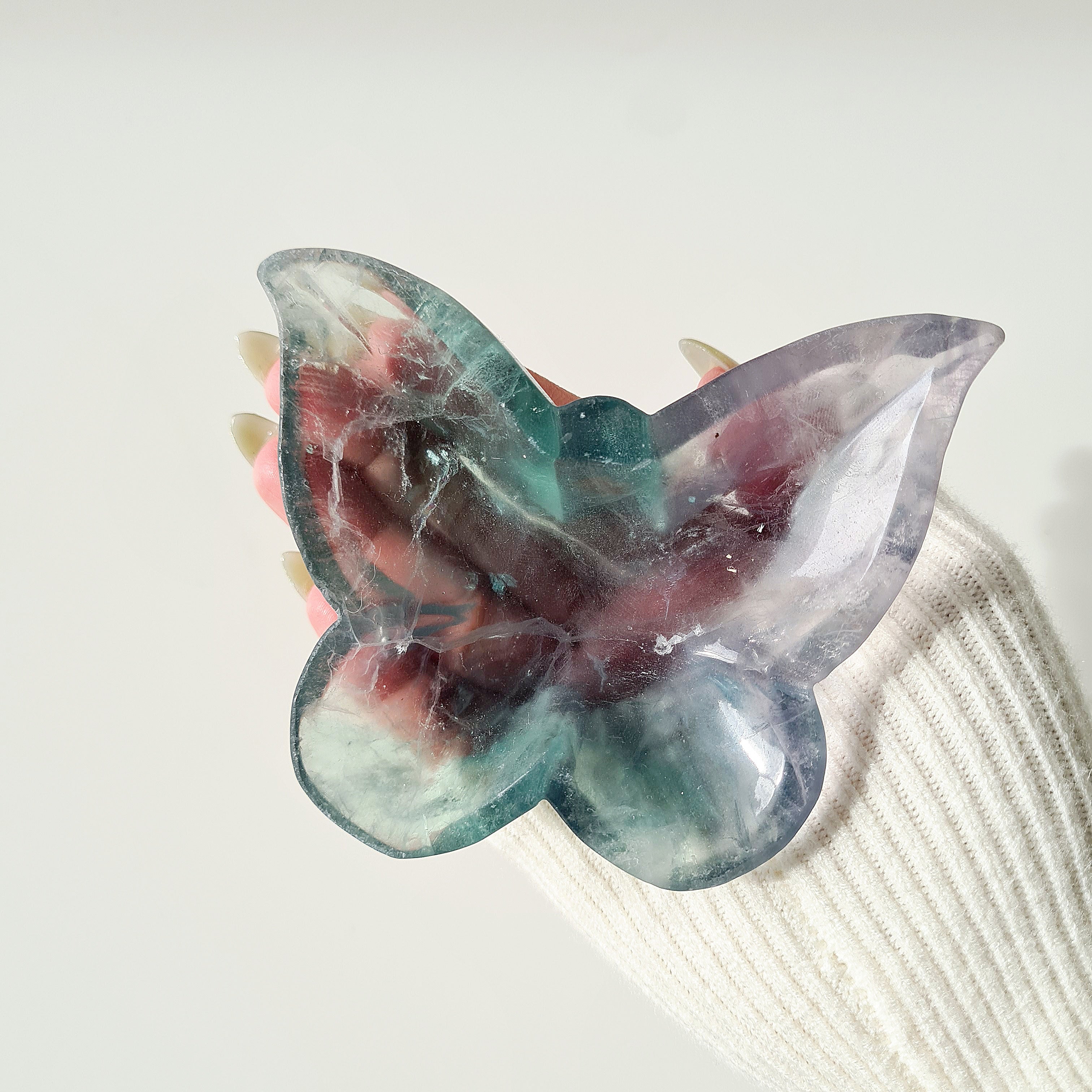 Fluorite Butterfly Bowl | C