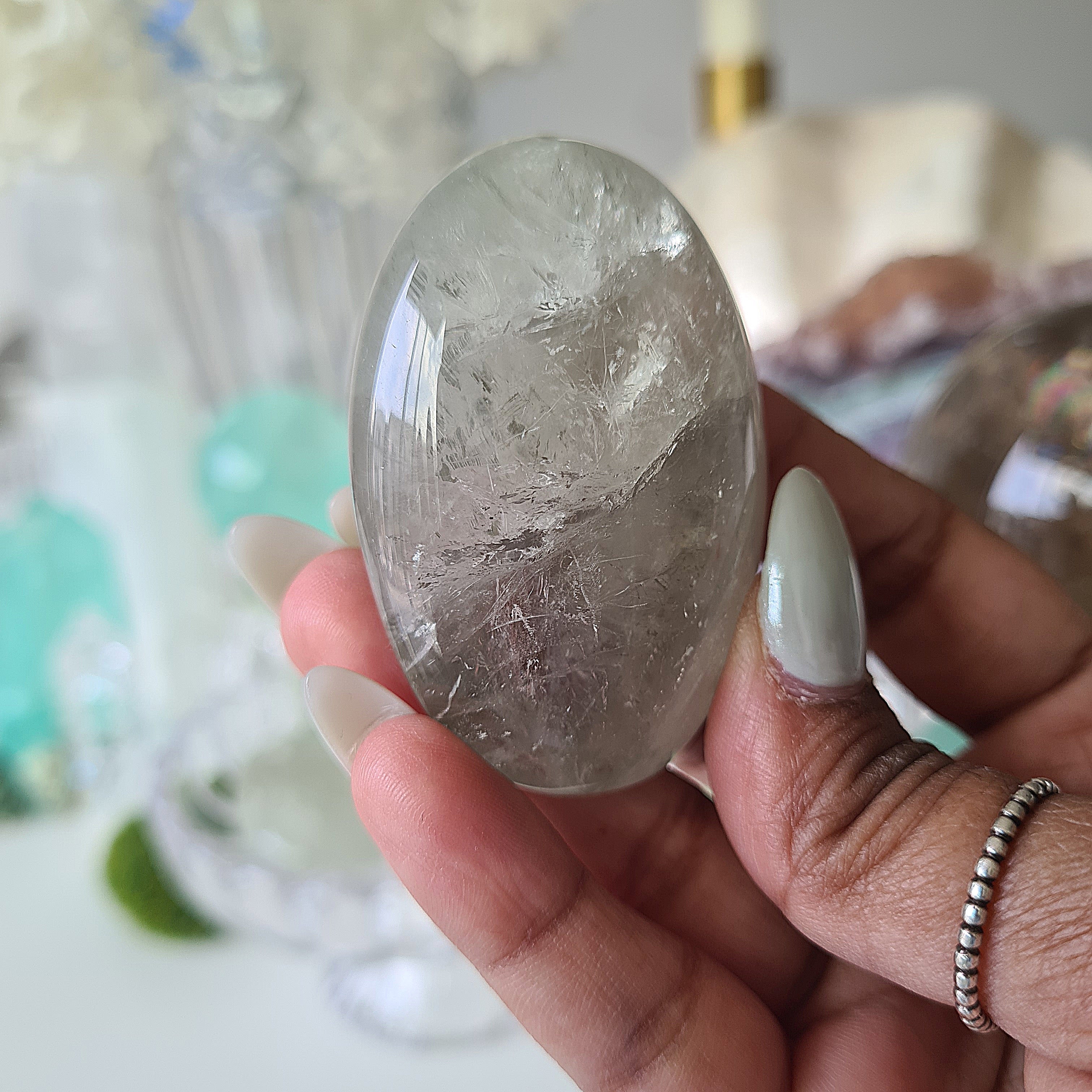 Green Amethyst | Prasiolite | Palm | G17