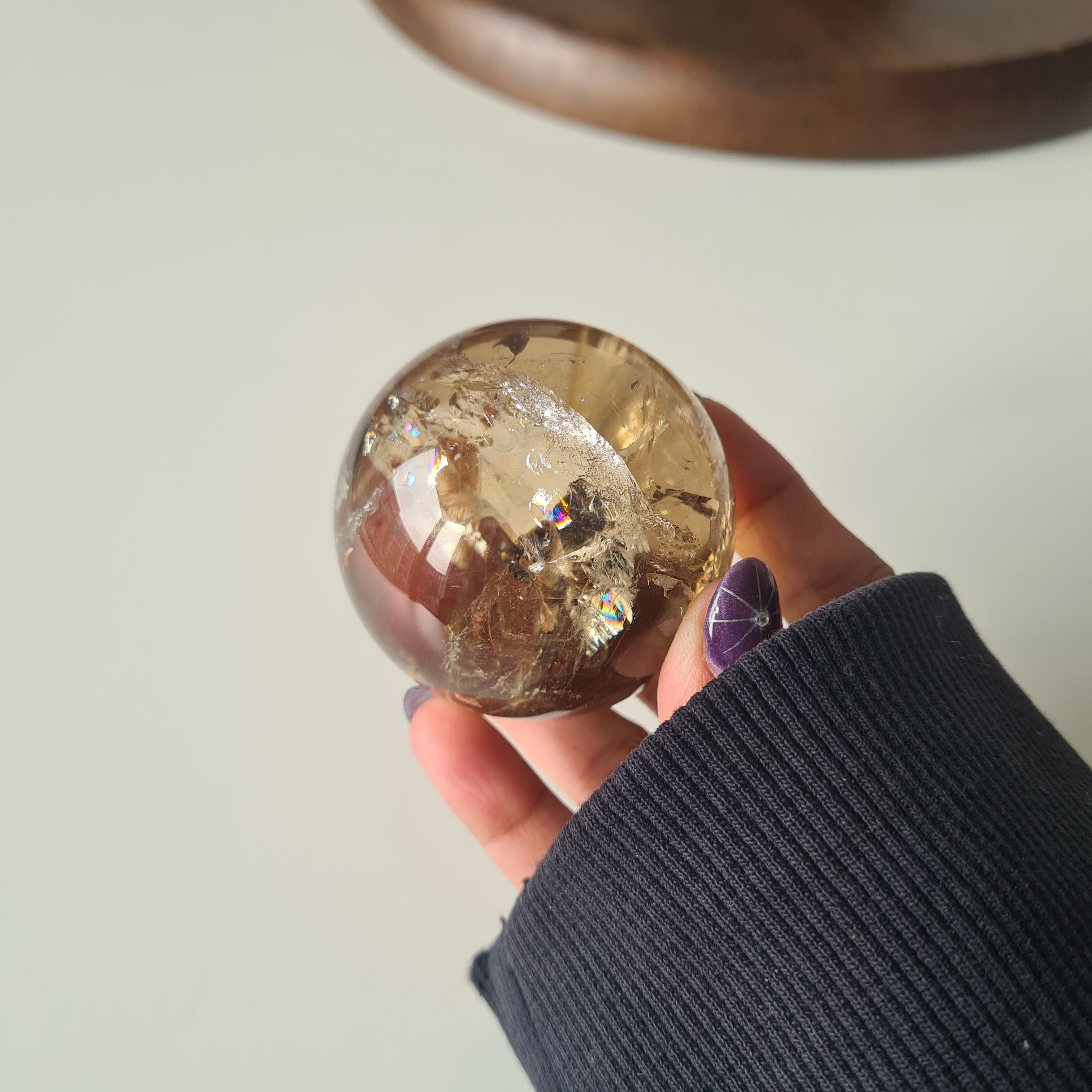 Citrine Sphere | A | 228 g | 5 cm
