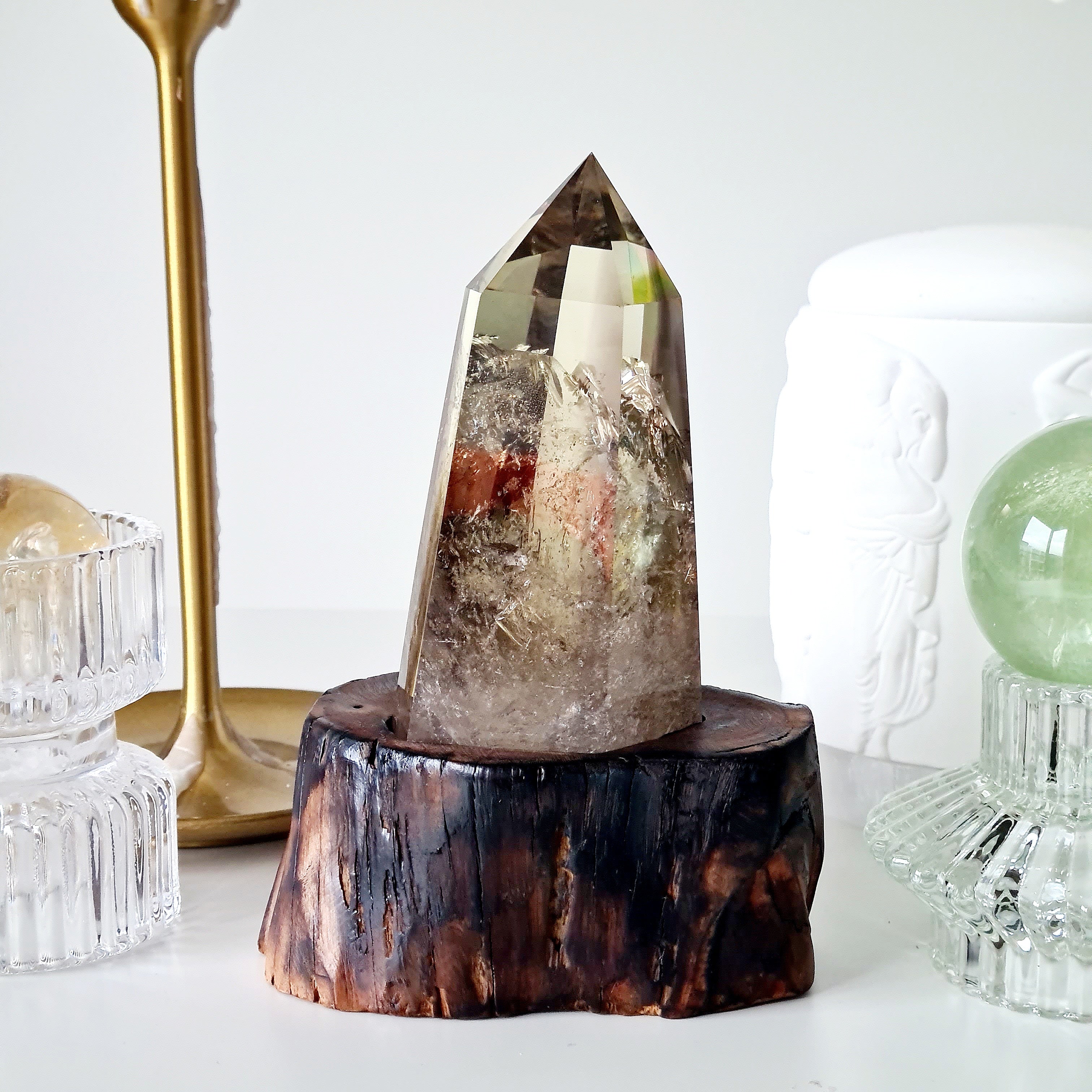 Smokey Citrine Tower | 311 g