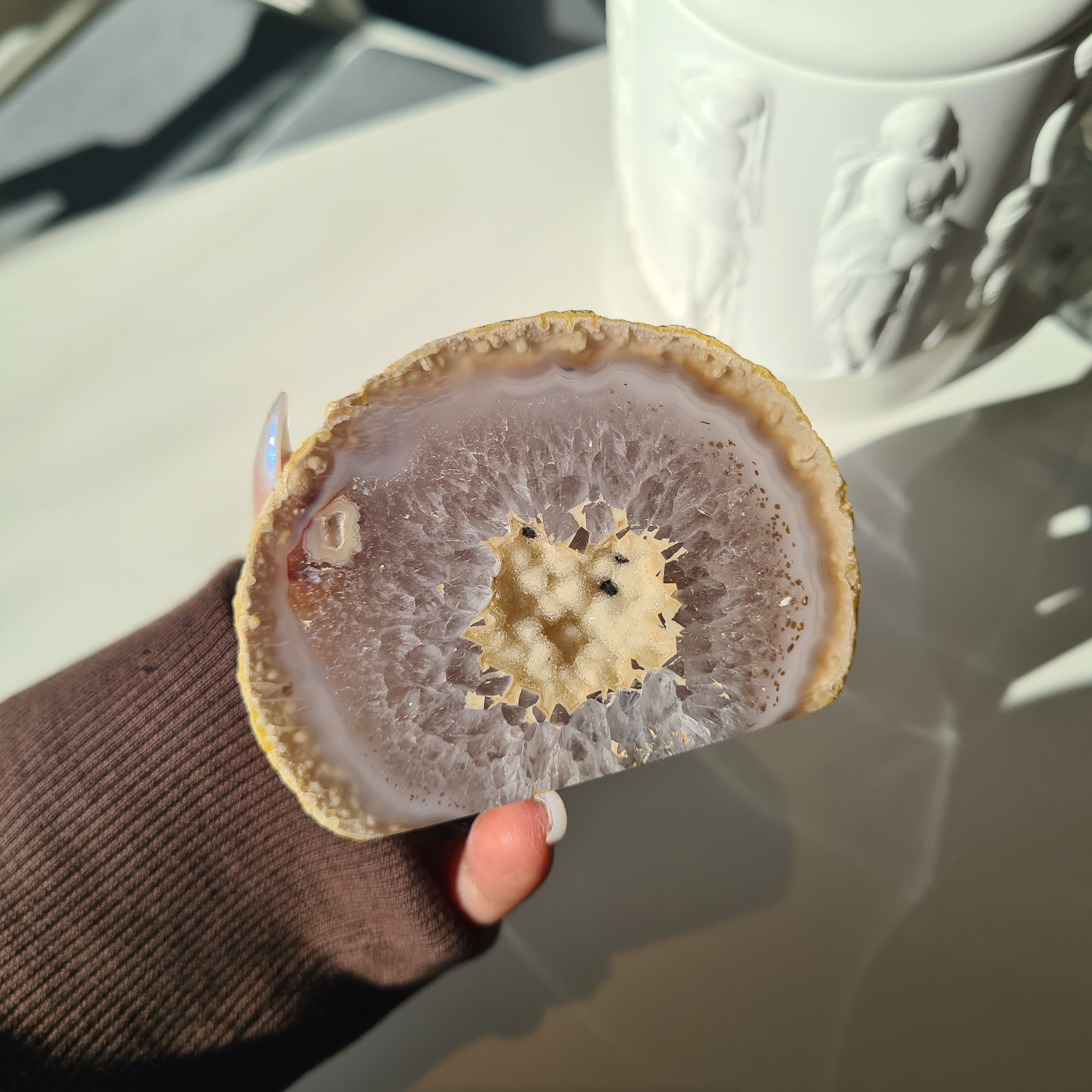 Agate Geode | Small Base Cut