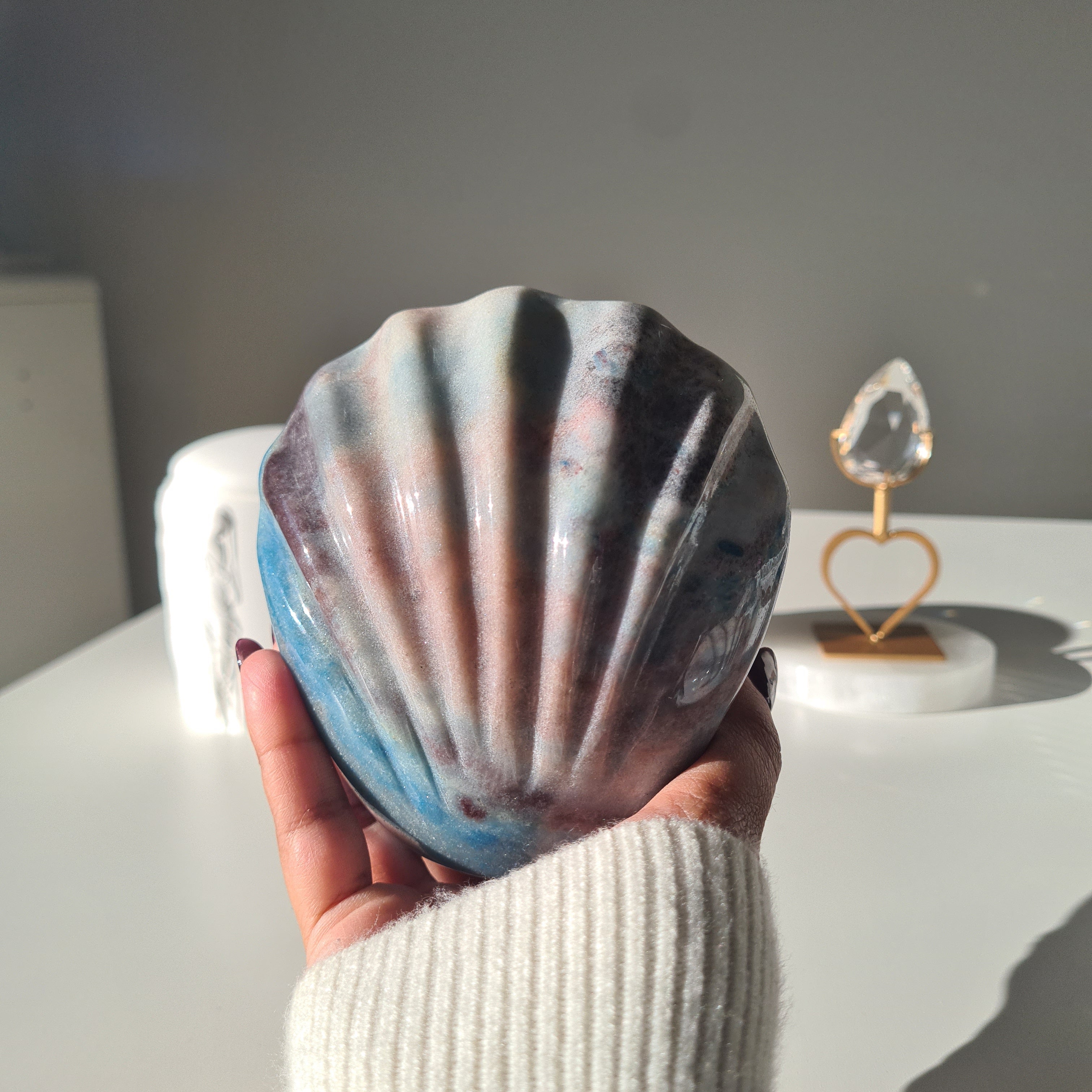 Mermaid Shell| Trolleite Crystal | 585 g