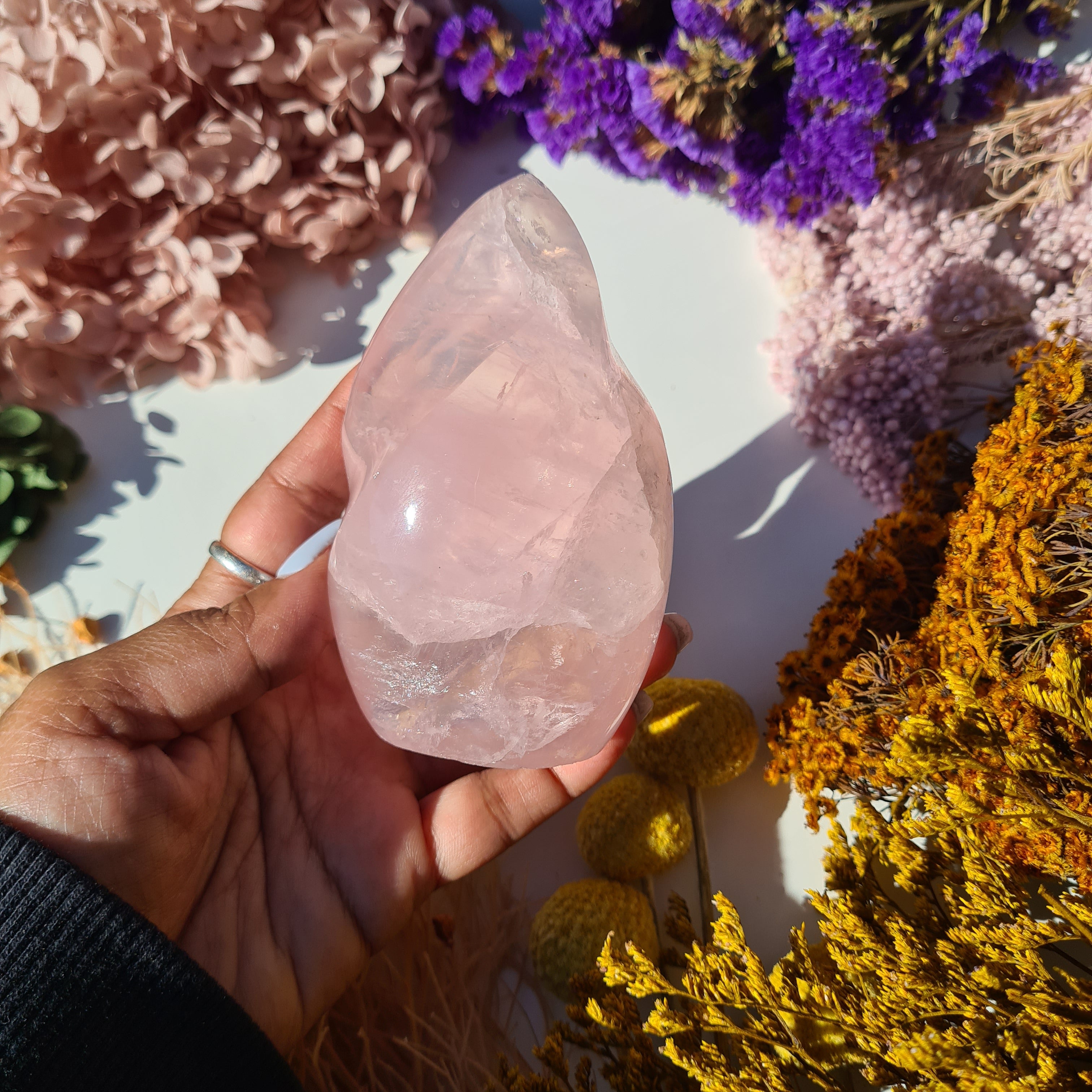Rose Quartz Flame | 369 g