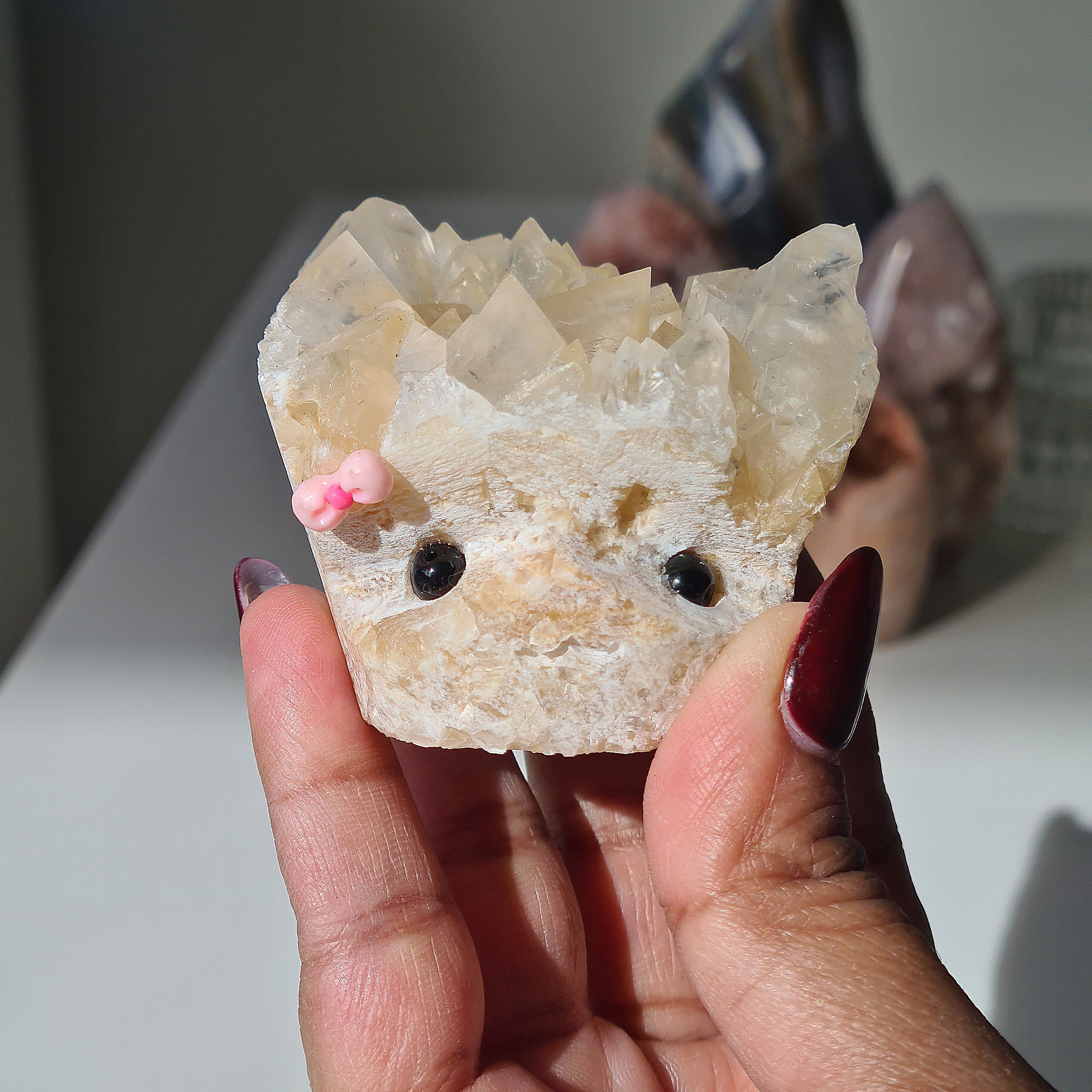 Calcite Crystal Carving | C
