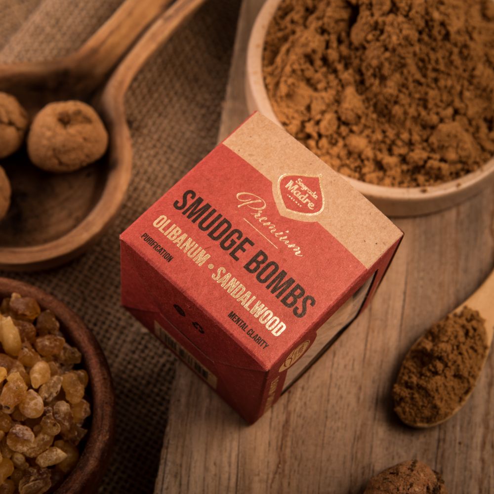 Grounding Energy | Smudge Bomb Premium X8 Olibanum and Sandalwood