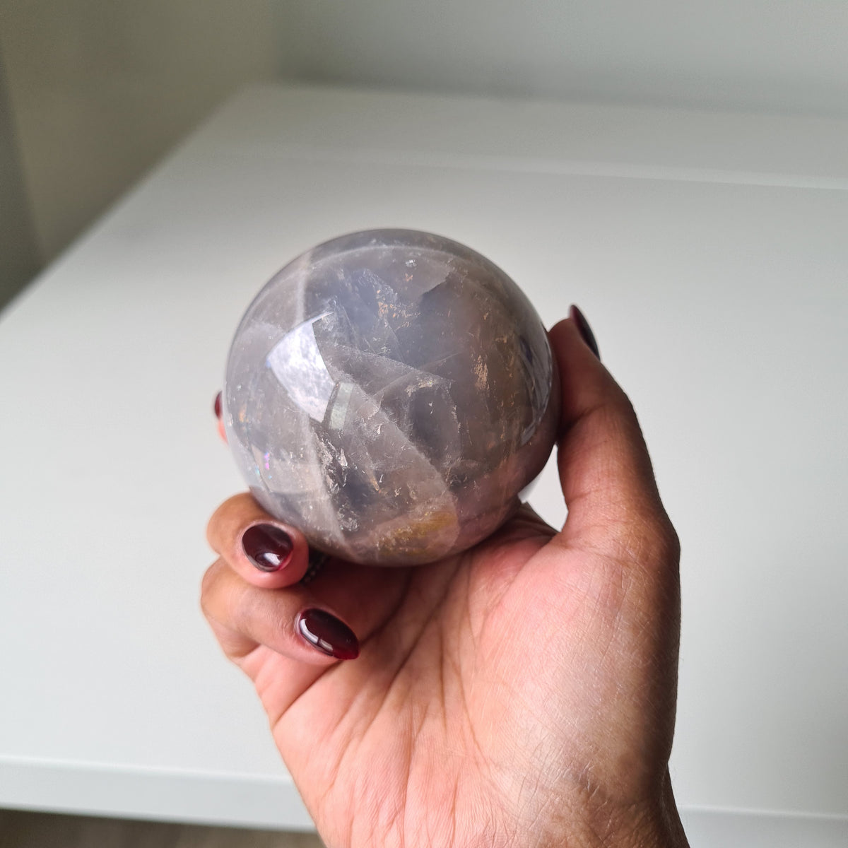 Blue Rose Quartz Crystal | Piece B | 6.6 cm