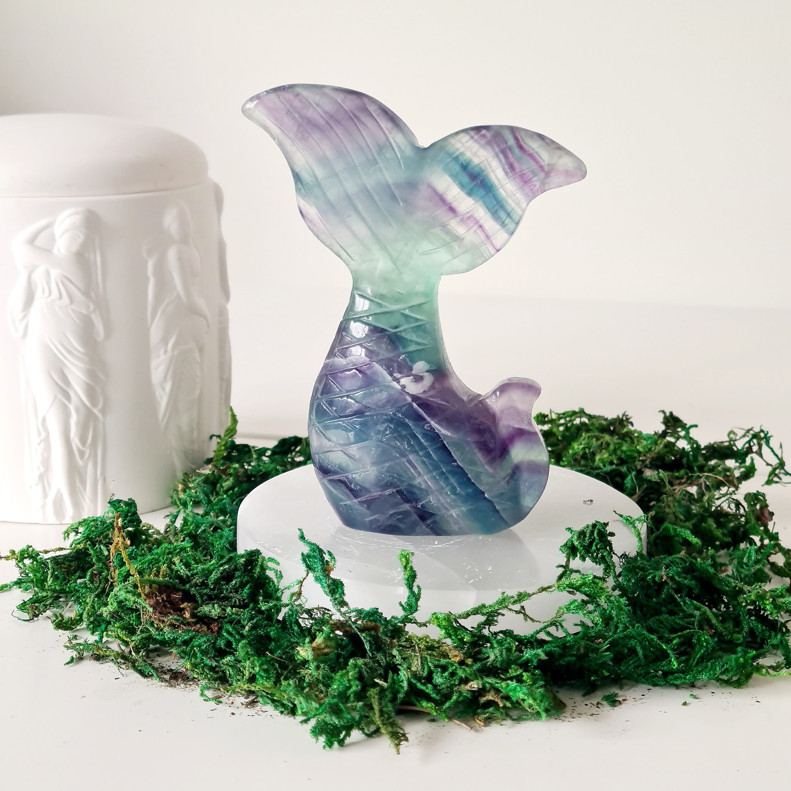 Siren & Mermaid Tail | D | Fluorite