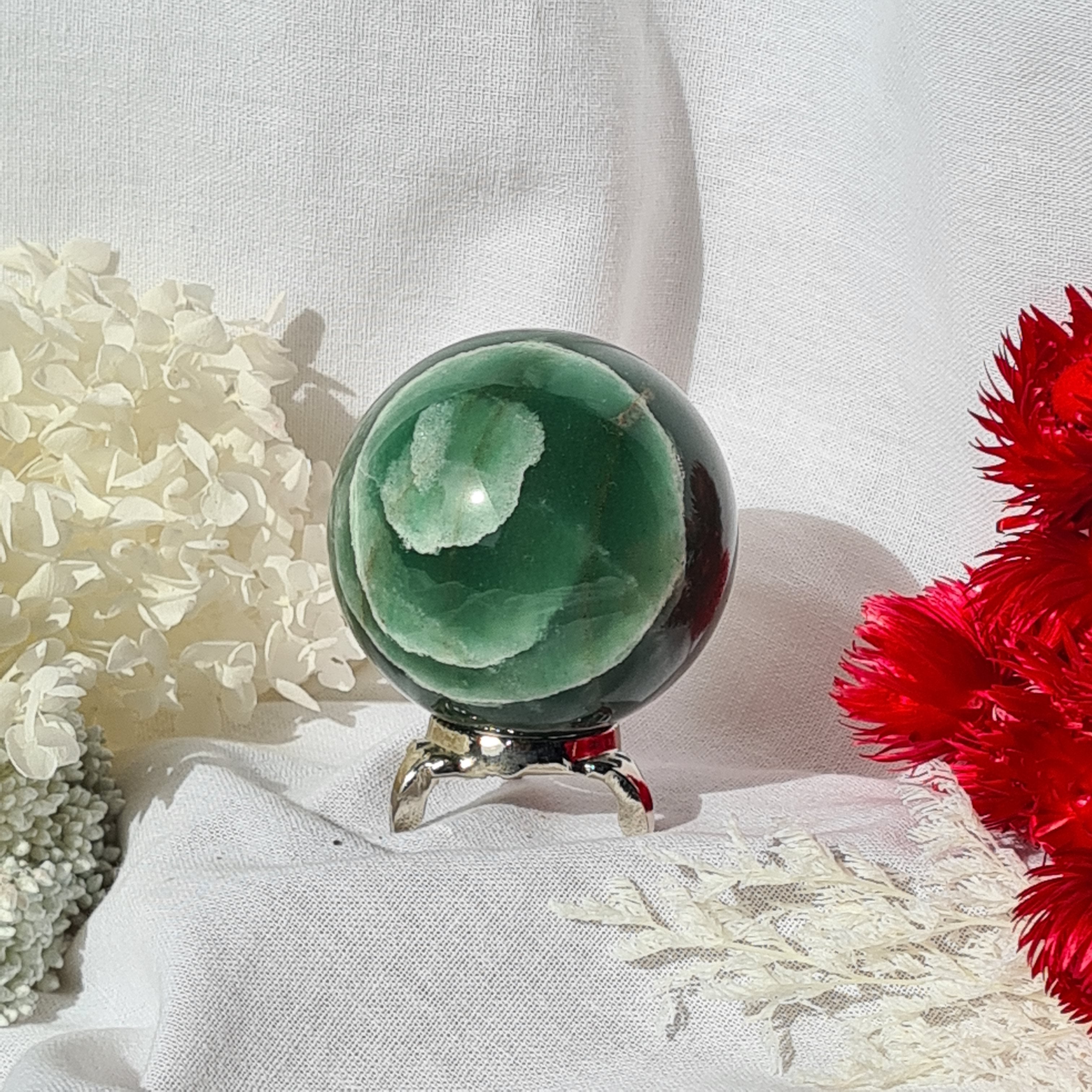 Green Aventurine- Sphere with stand