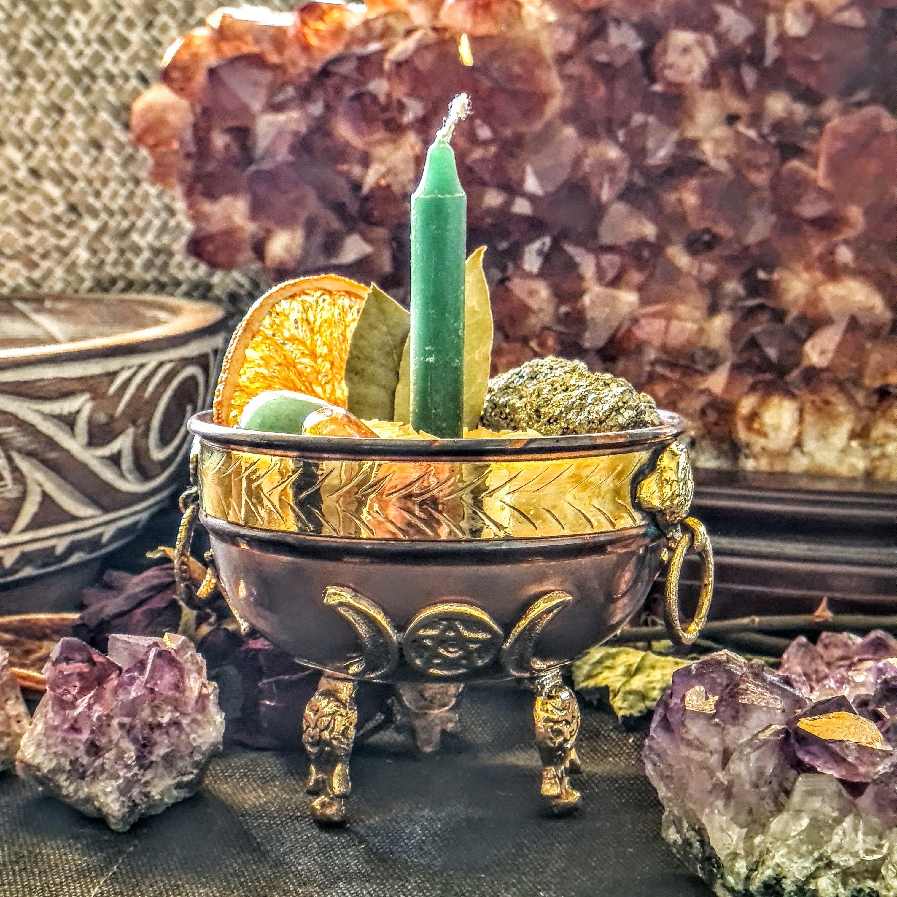 Triple Moon Copper Bowl | Bowl Only