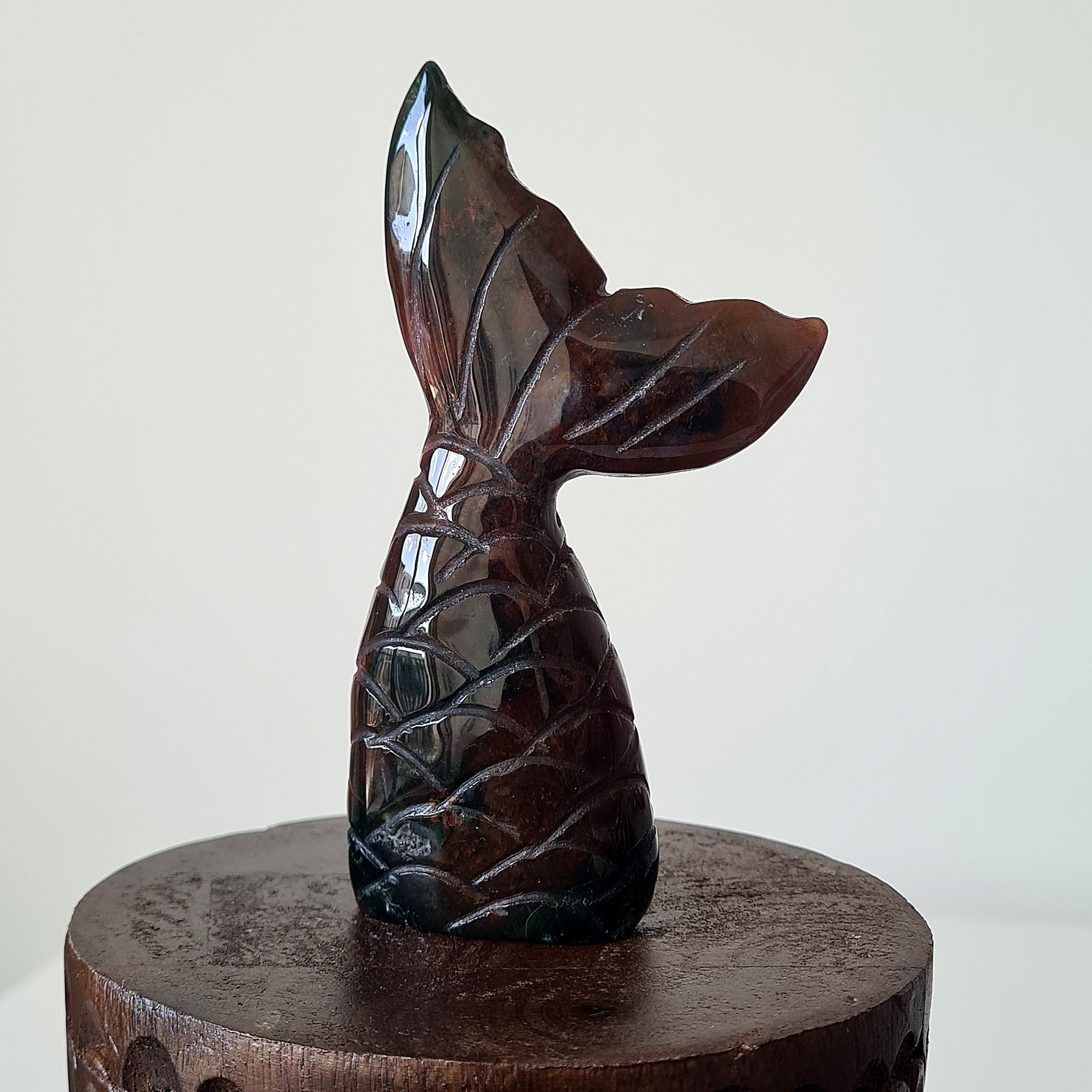 Ocean Jasper Mermaid Tail | D | 10.8 cm tall
