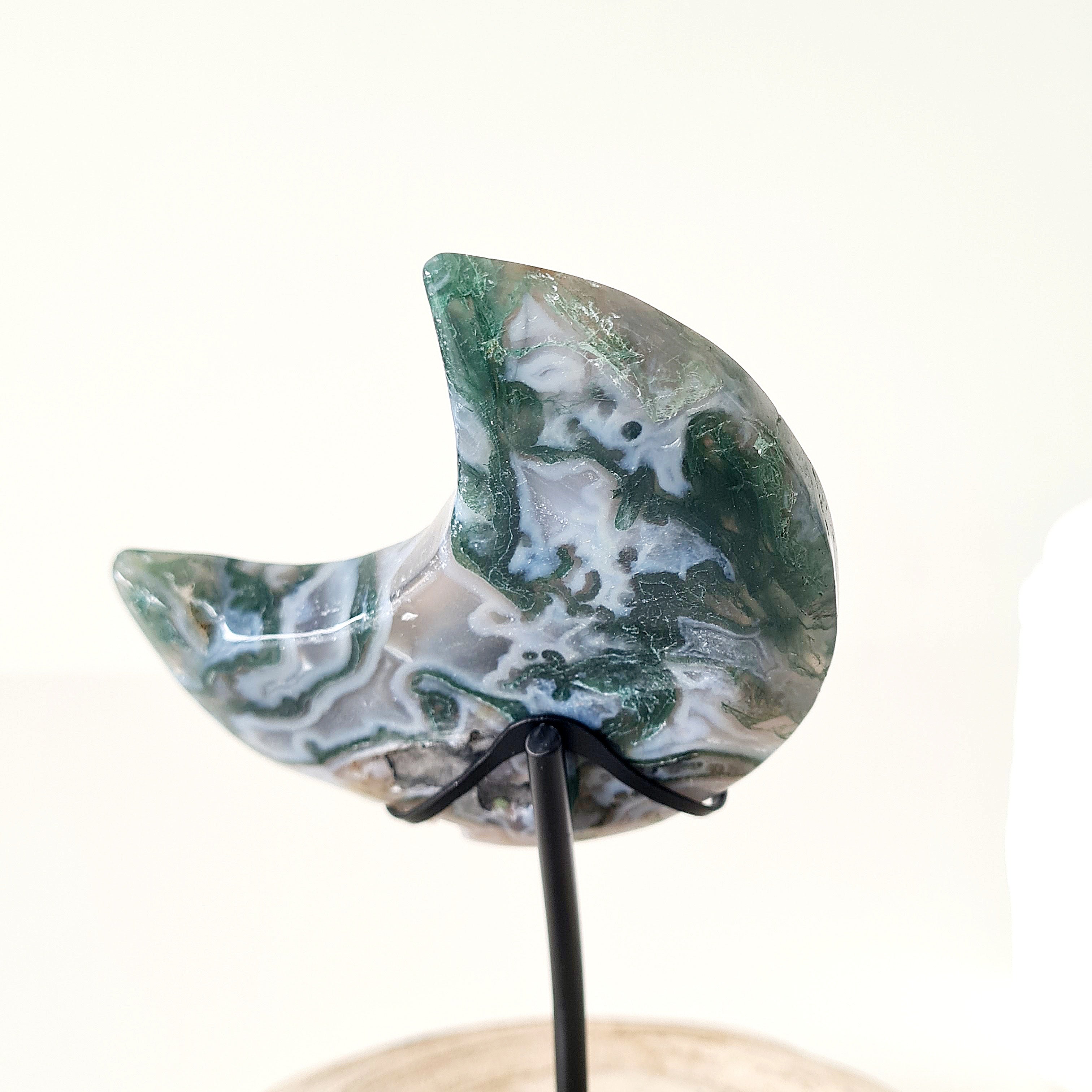Moss Agate Luna π | 10 | Small