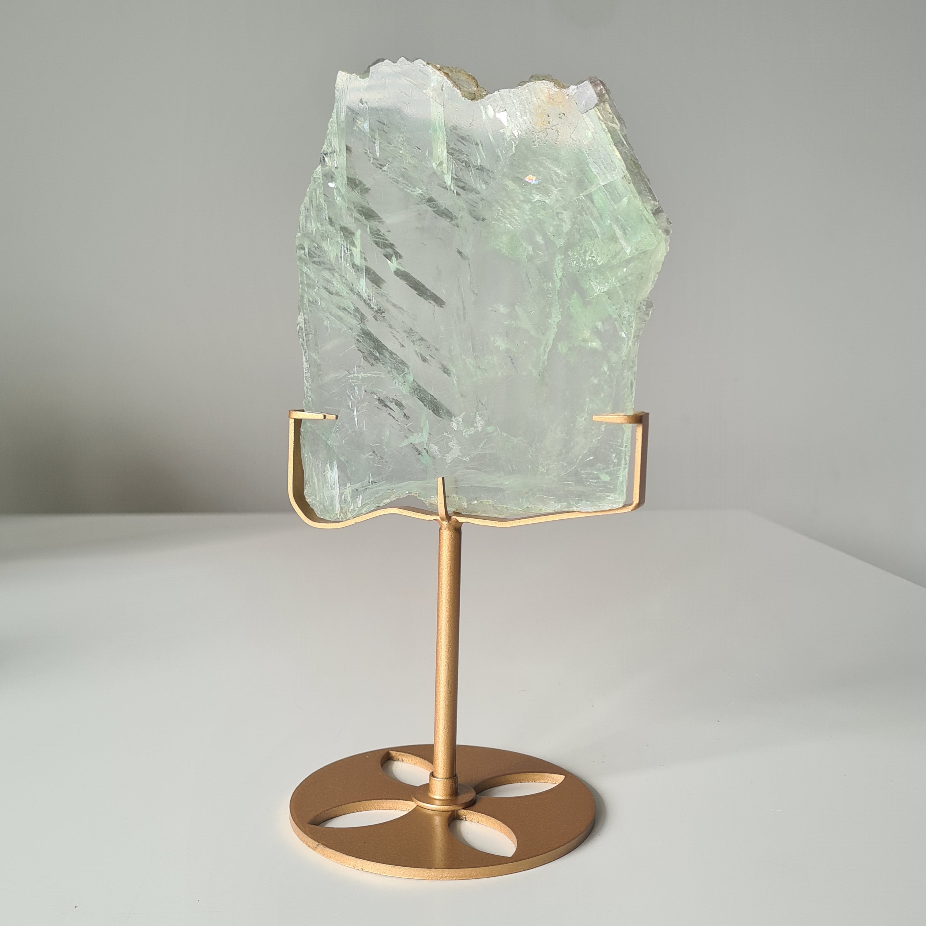 Frozen Lake of Dreams Fluorite Portal on Stand | 24 cm with stand