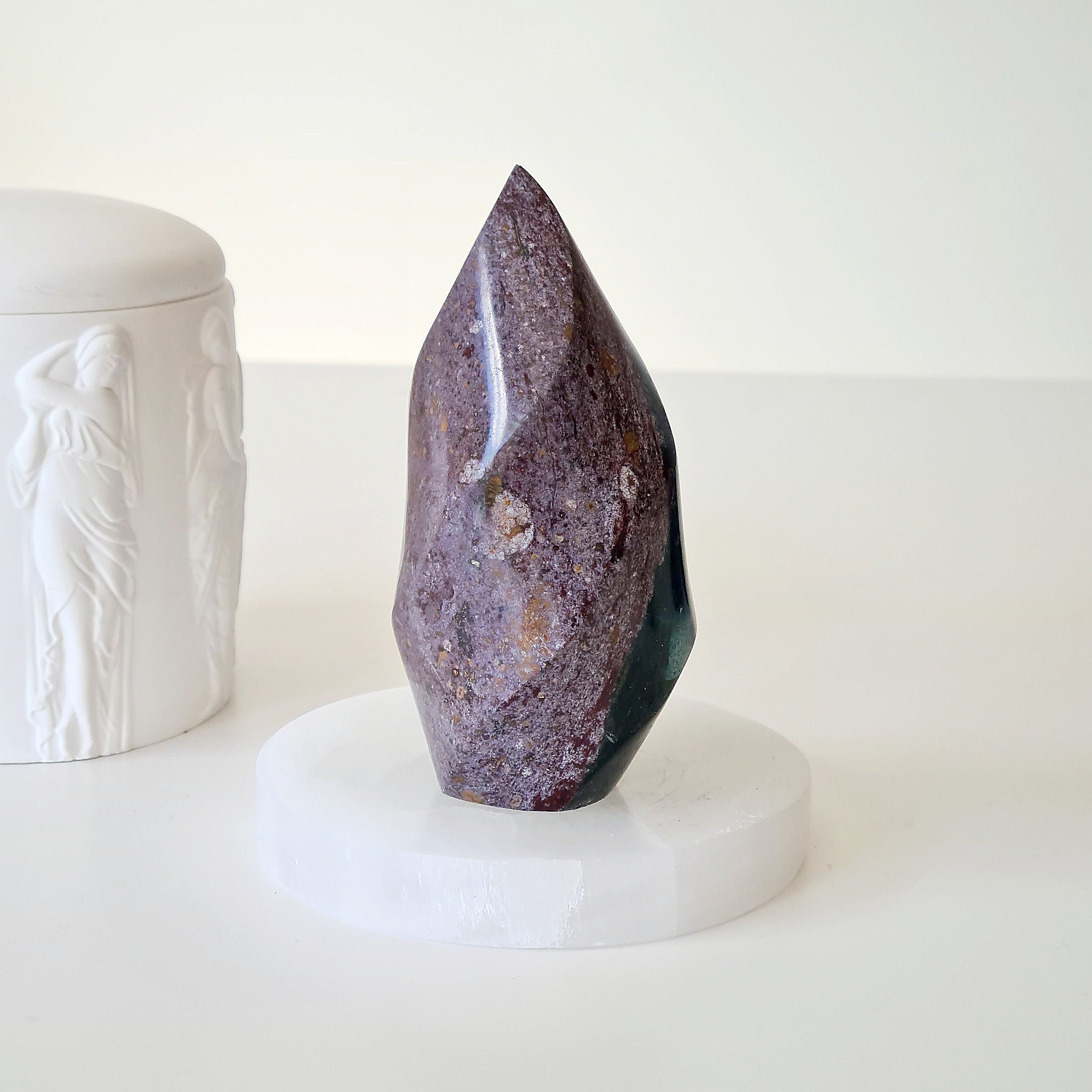 Ocean Jasper Flame | 11.2 cm tall | 425 g
