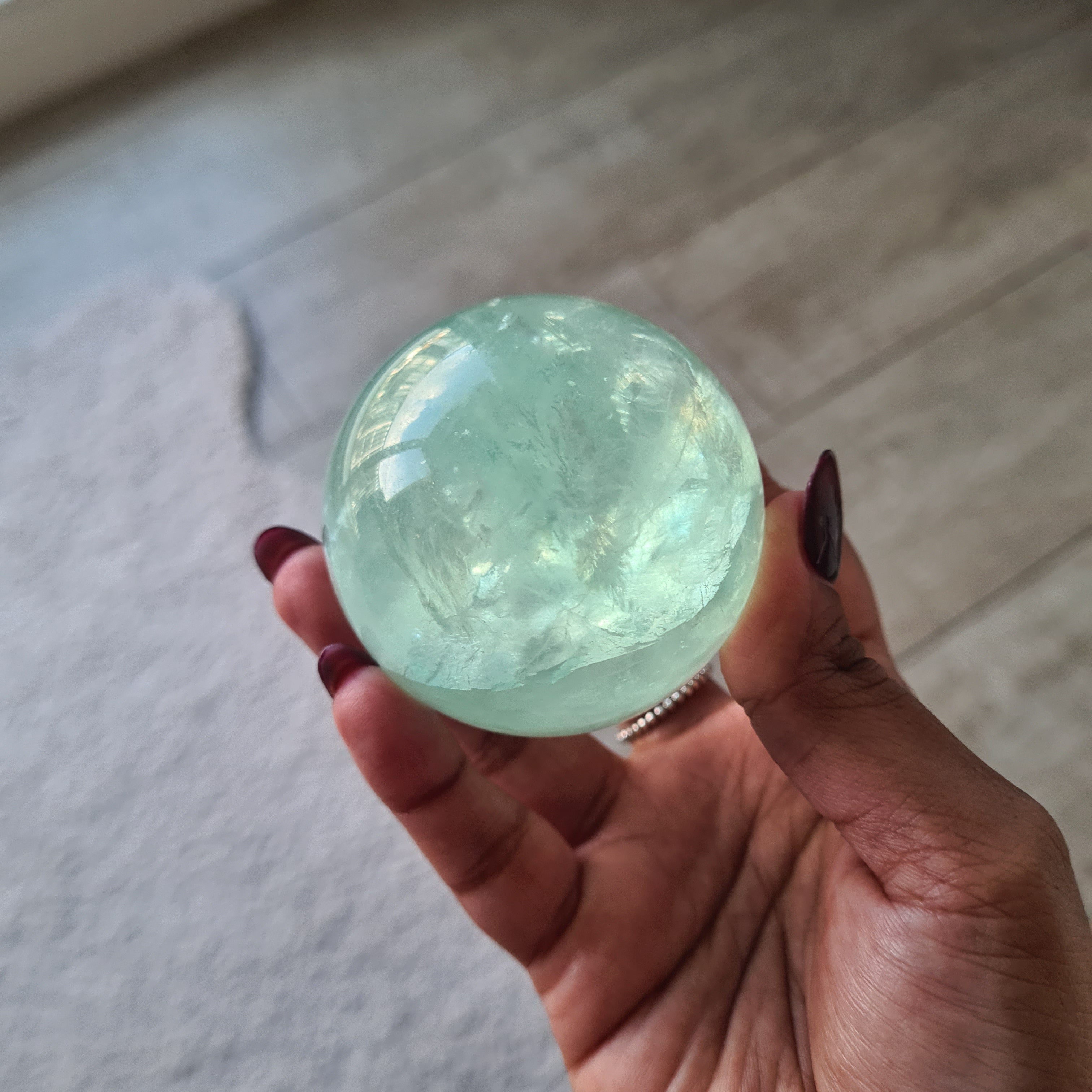 Blue Lake Fluorite with stand | B | 298 g