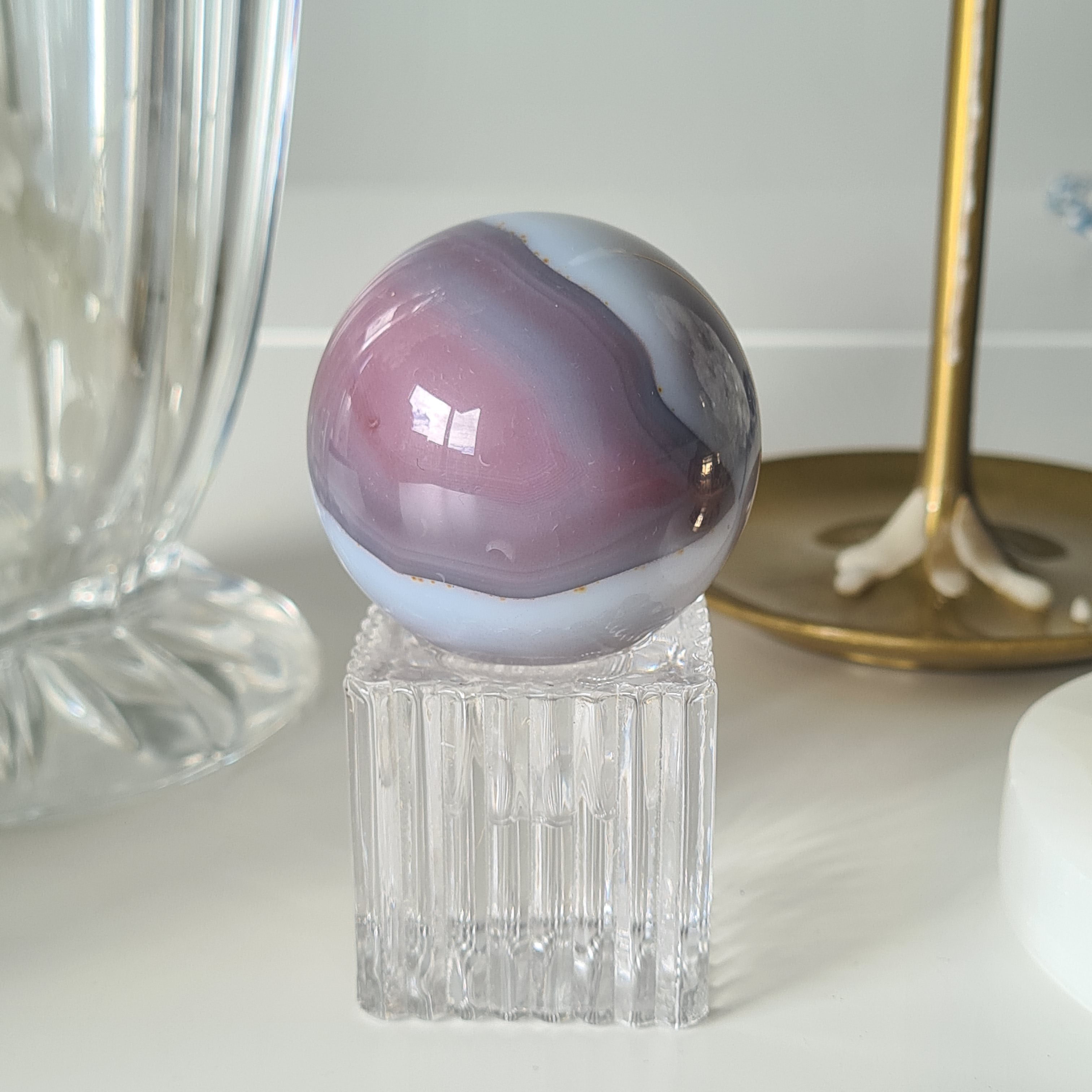 Swazi Agate Sphere Only | 4.8 cm