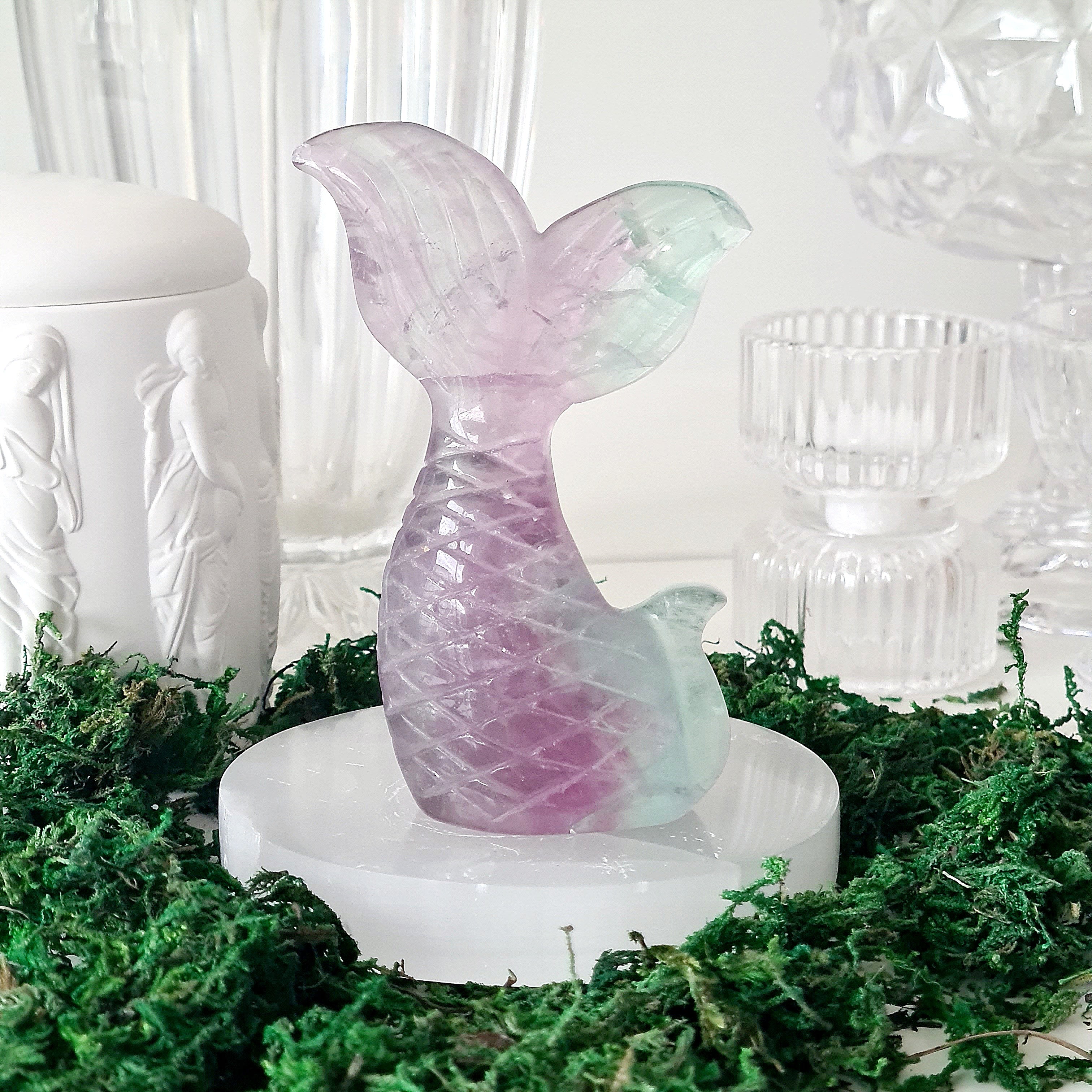 Siren & Mermaid Tail | Fluorite