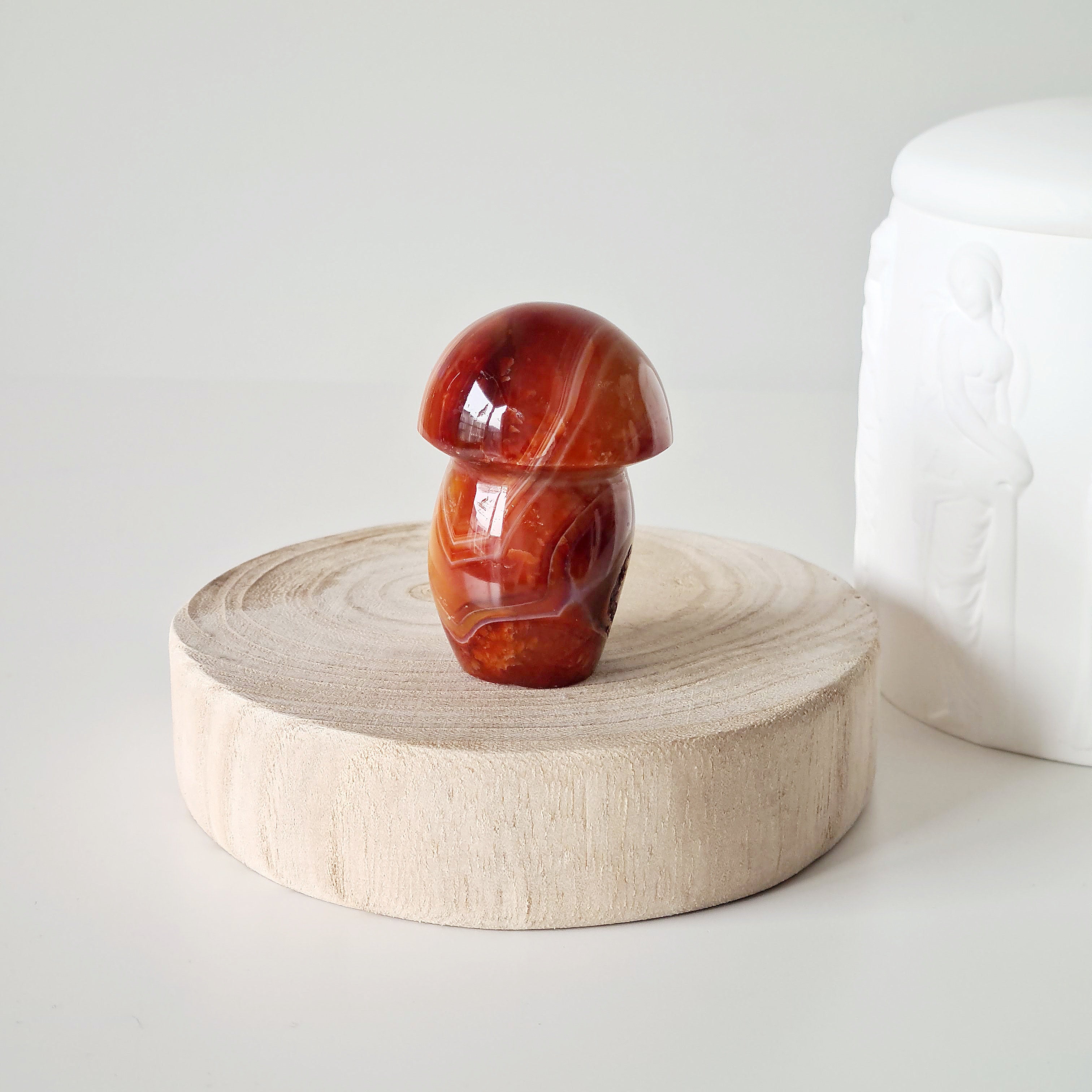 Carnelian Mushroom π | Forest Fae Collection | 111 g