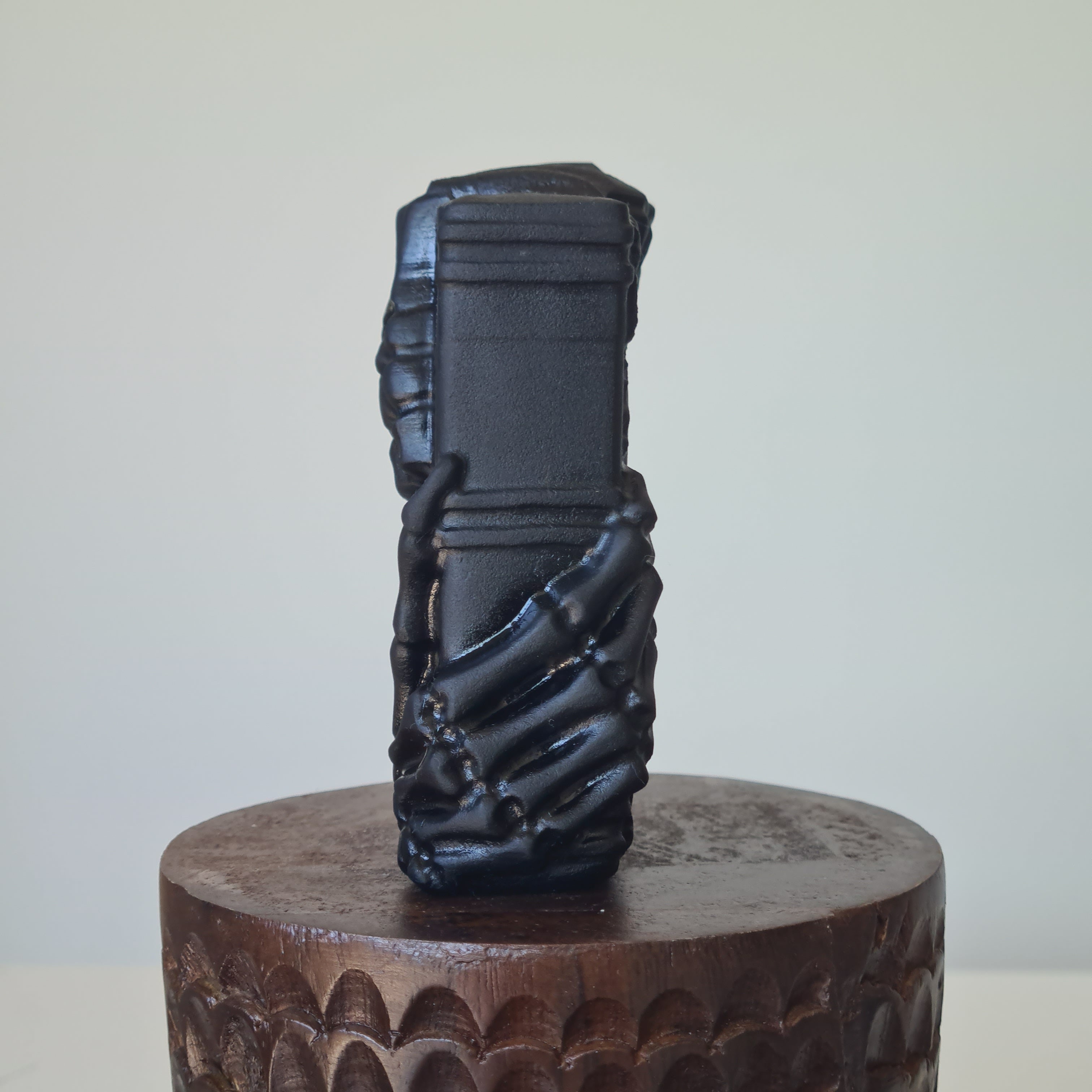Black Obsidian | Spell Book Carving | A