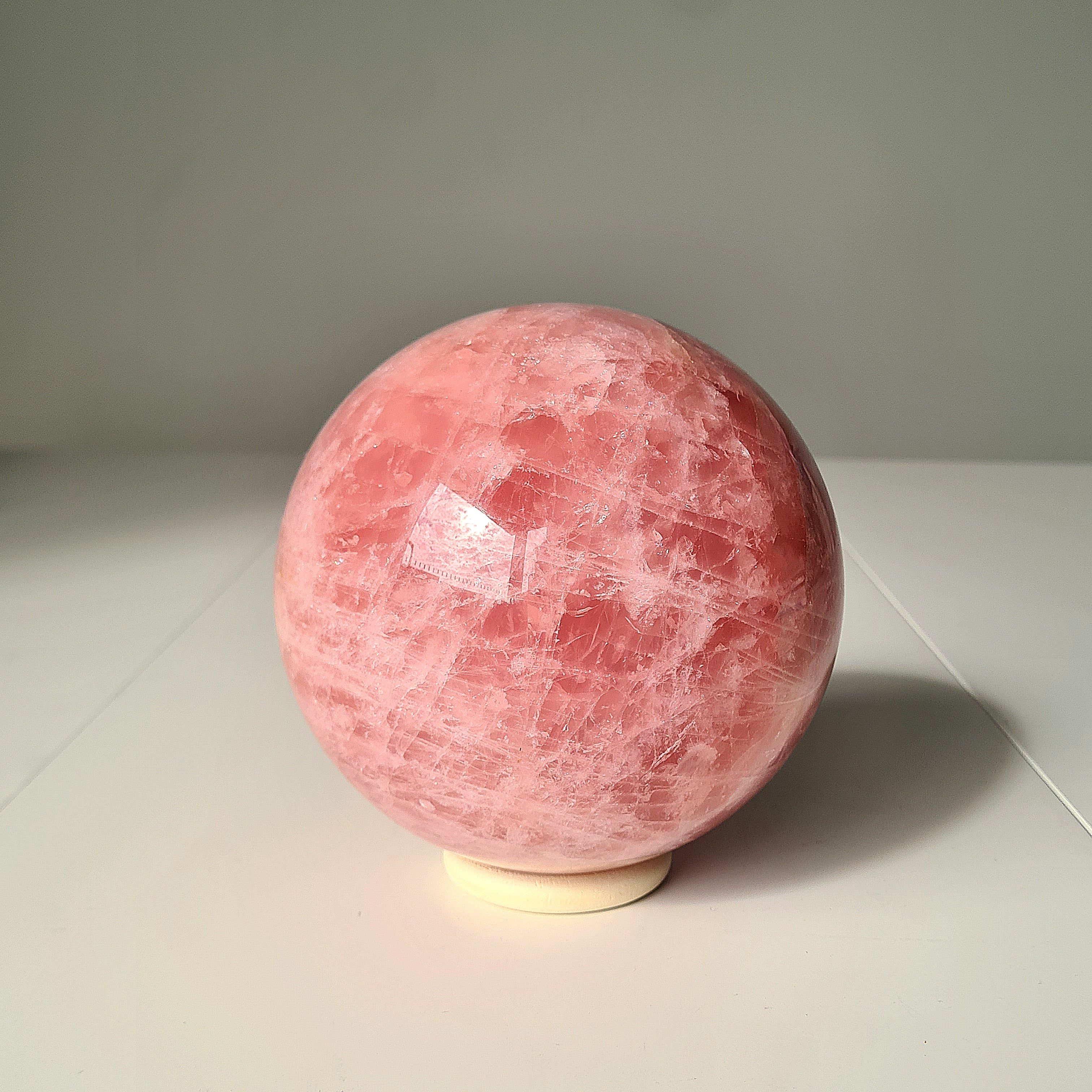 Rose Quartz Sphere🌹 | 2.27 kg | 11 cm