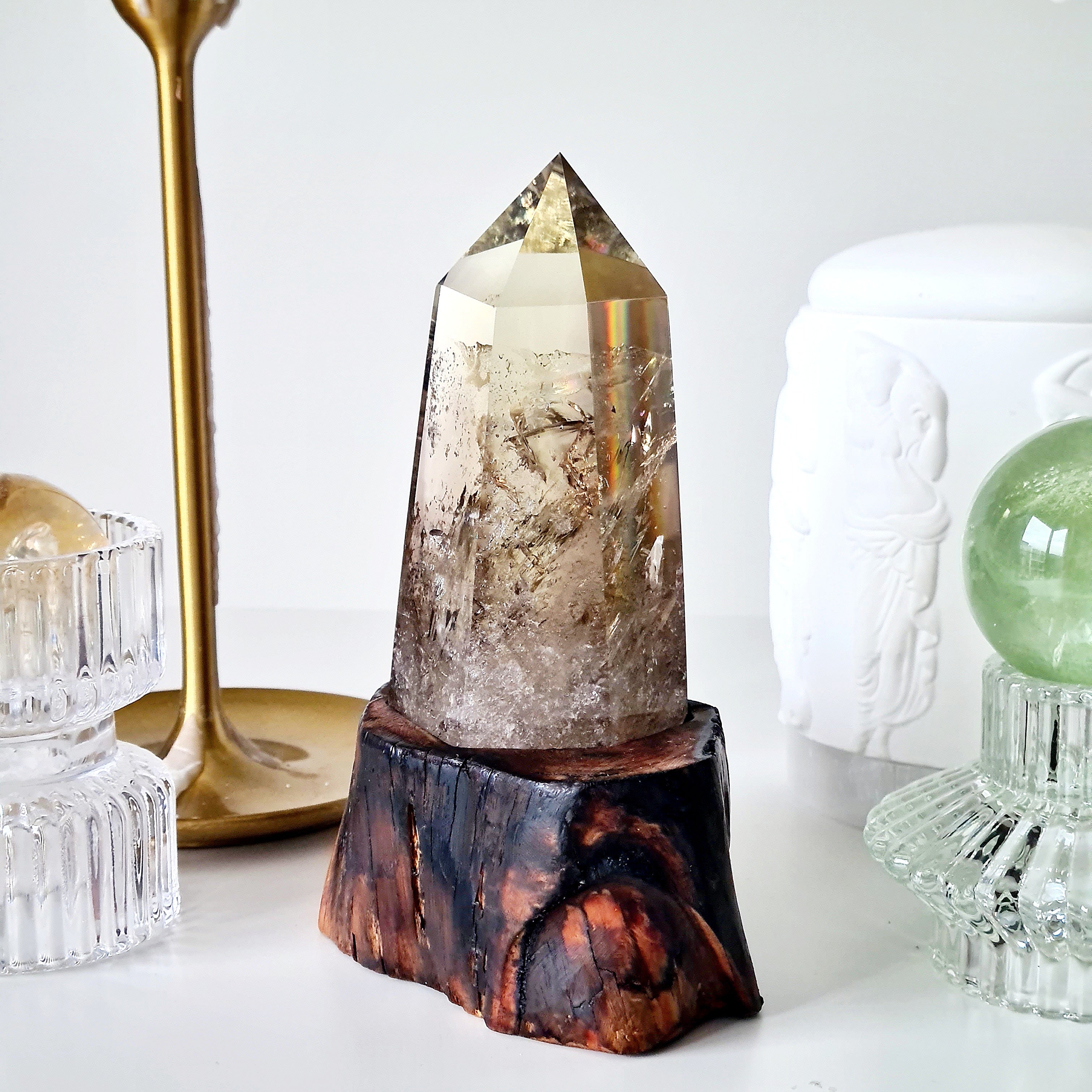 Smokey Citrine Tower | 311 g