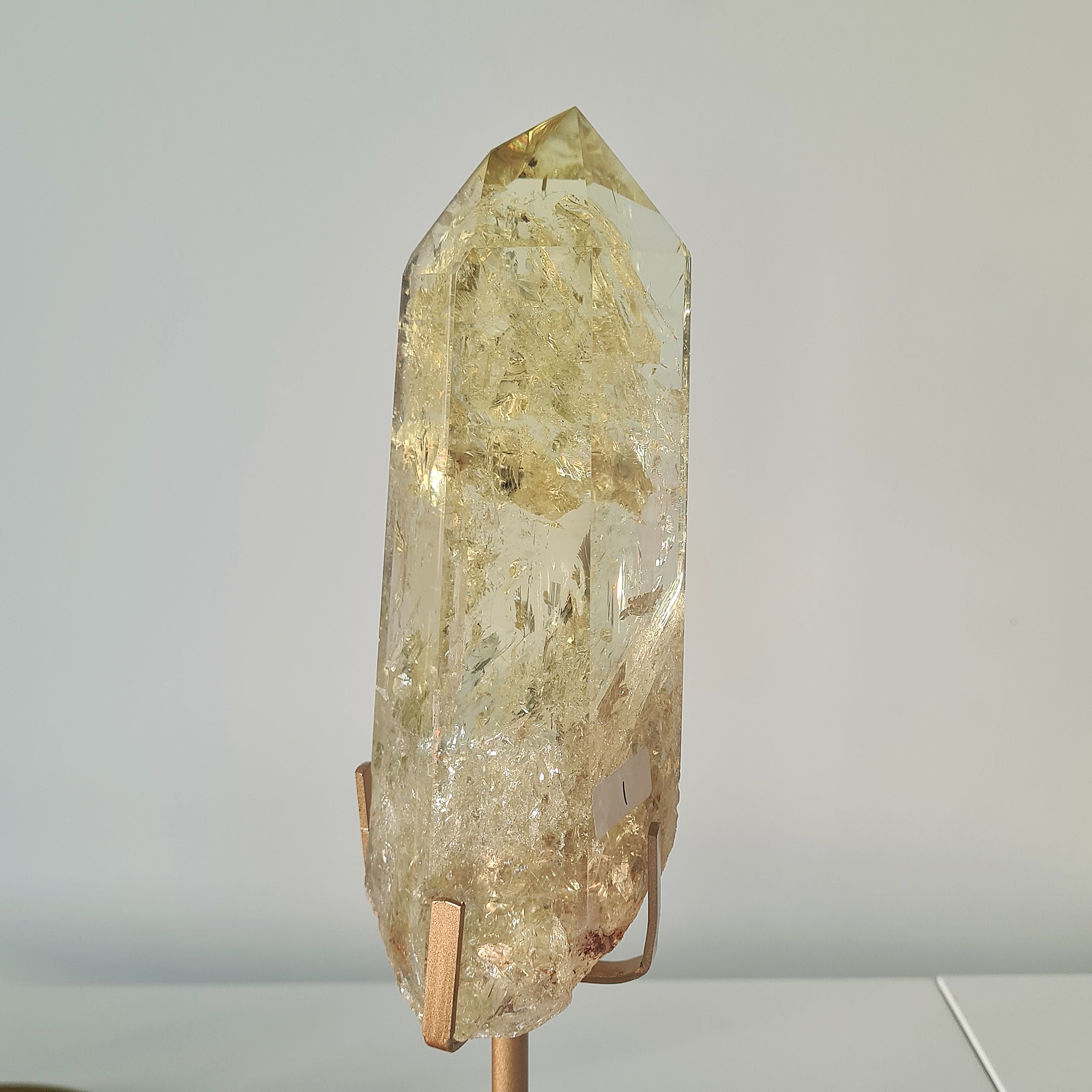 Citrine On Stand | Appx 16 cm tall