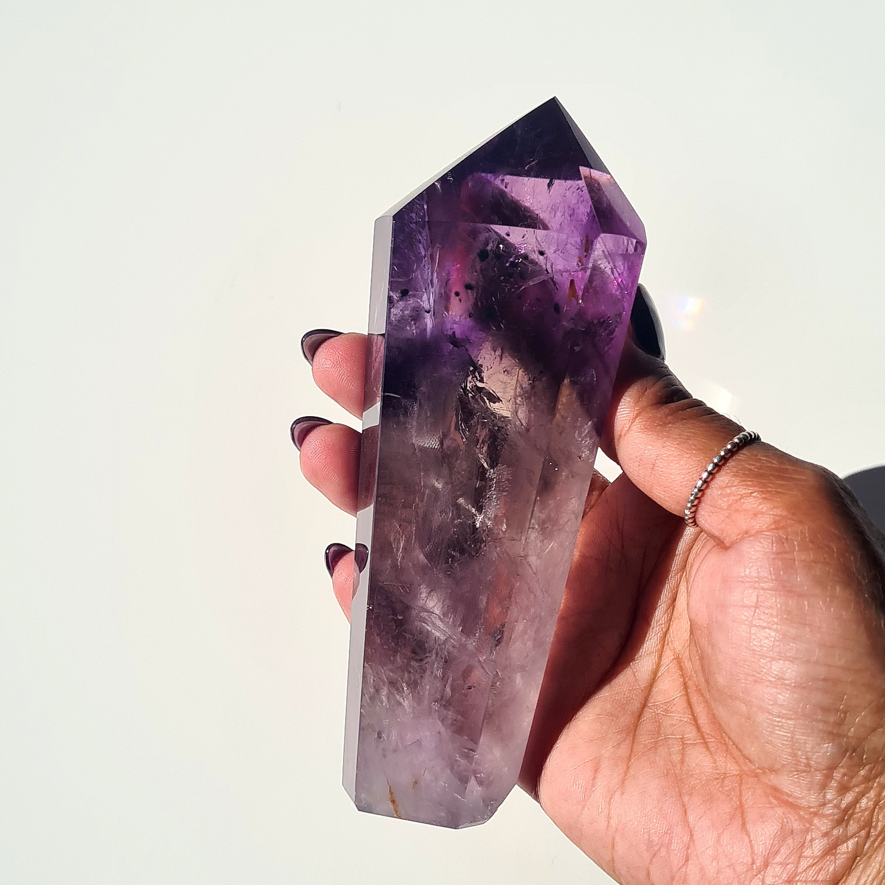 Amethyst Crystal Fairy Wand π§ββοΈ | Custom Stand | Piece C