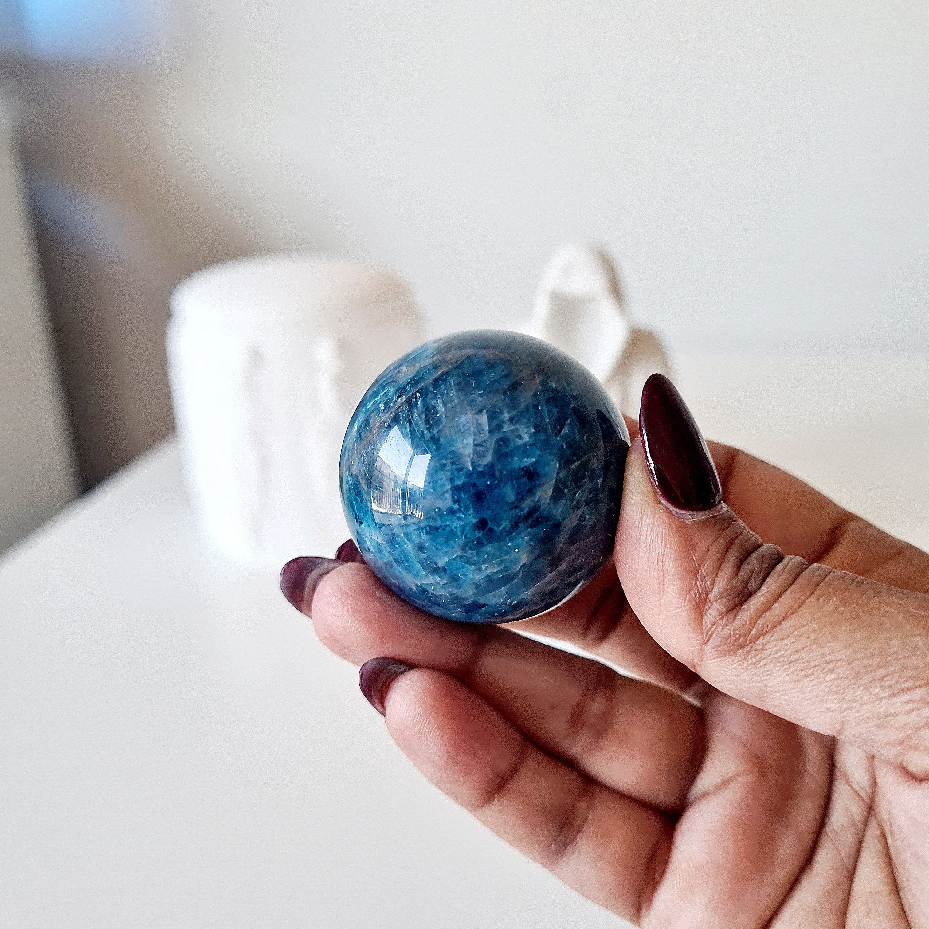 Gate Keeper with Blue Apatite Sphere | 2
