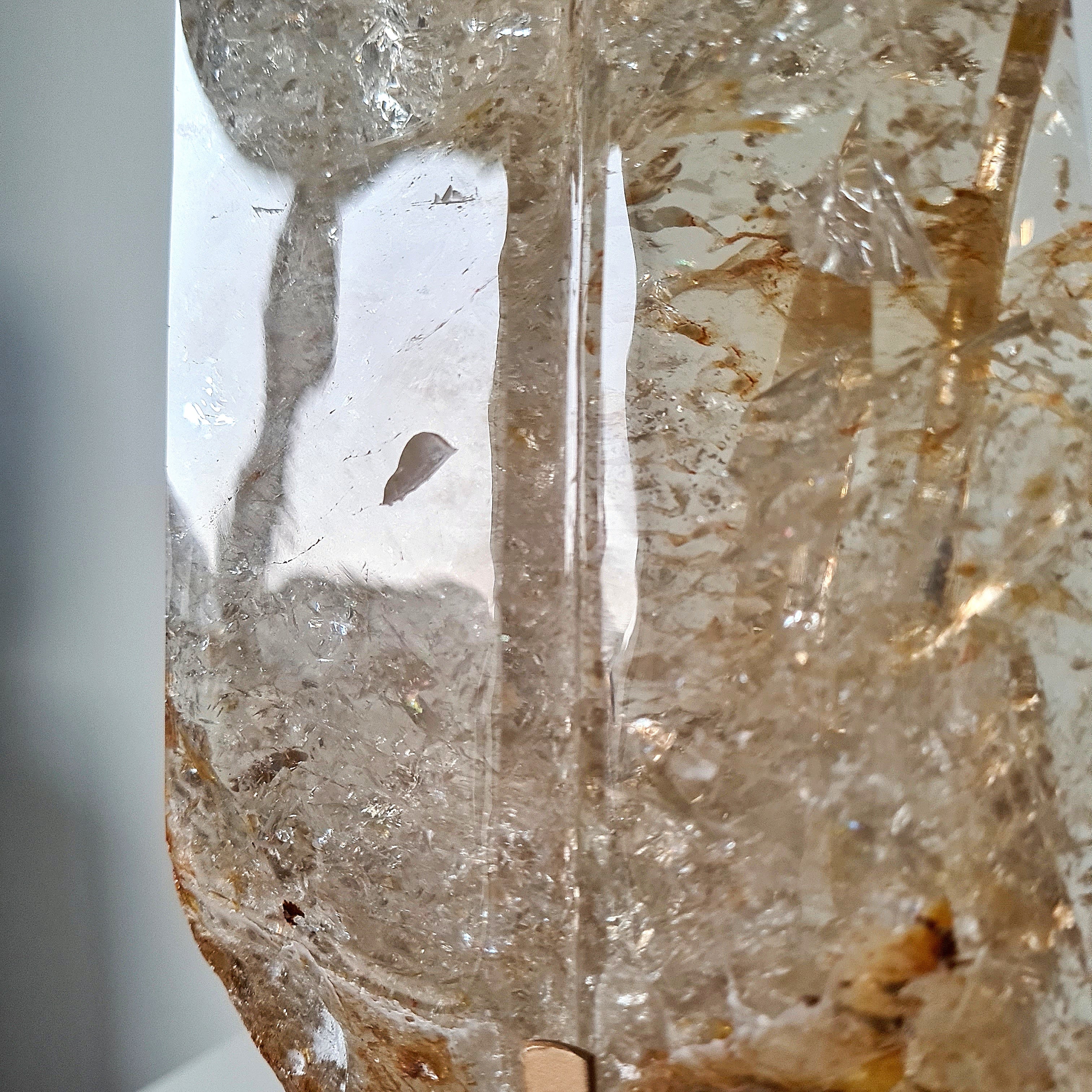 Smoky Citrine Statement Piece on Stand | 32.5 cm with stand
