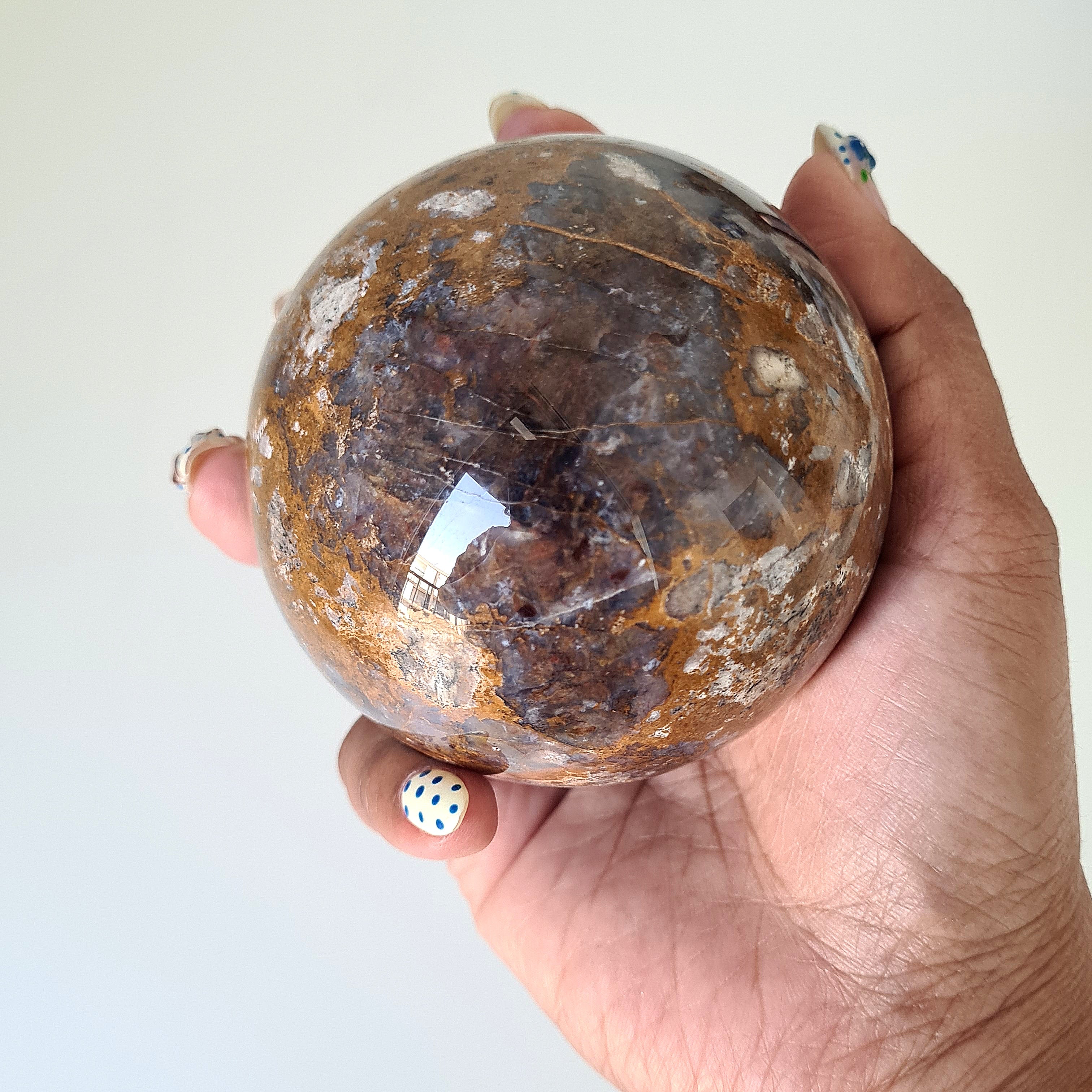 Pietersite Sphere On Stand | A | Appx 500 g | 7.3 cm