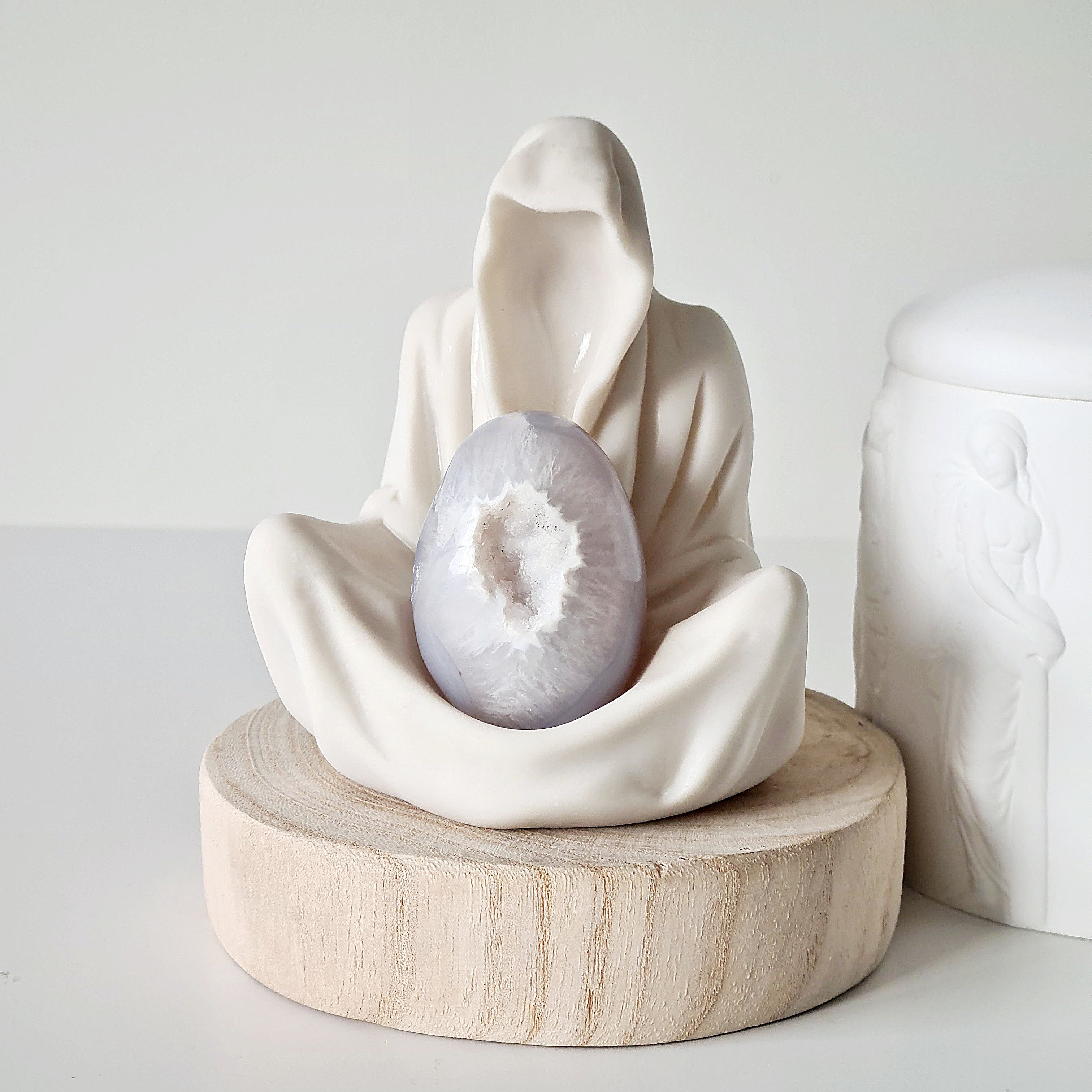 Gate Keeper with druzzy Agate egg