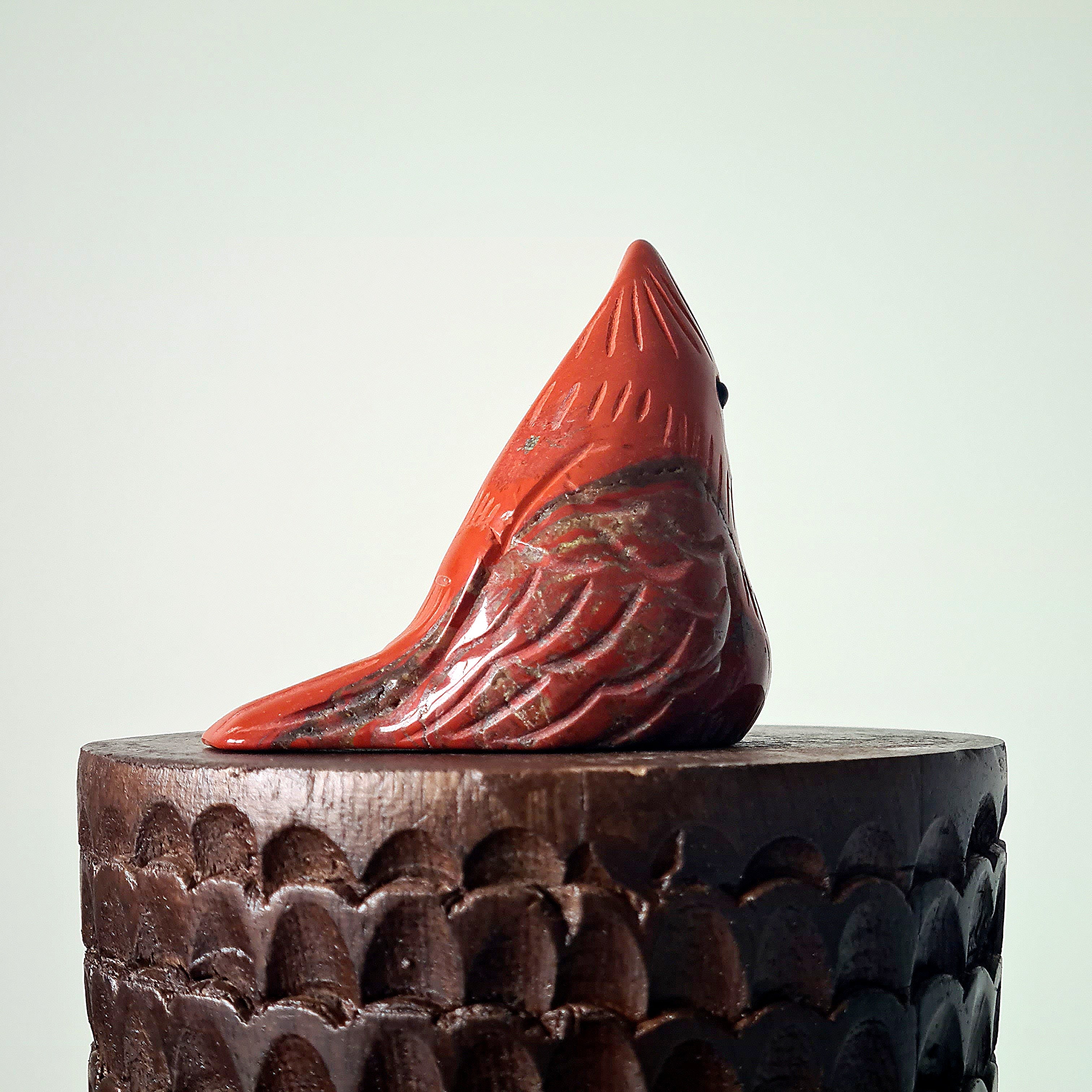 Red Jasper Cardinal | A | 6 cm tall