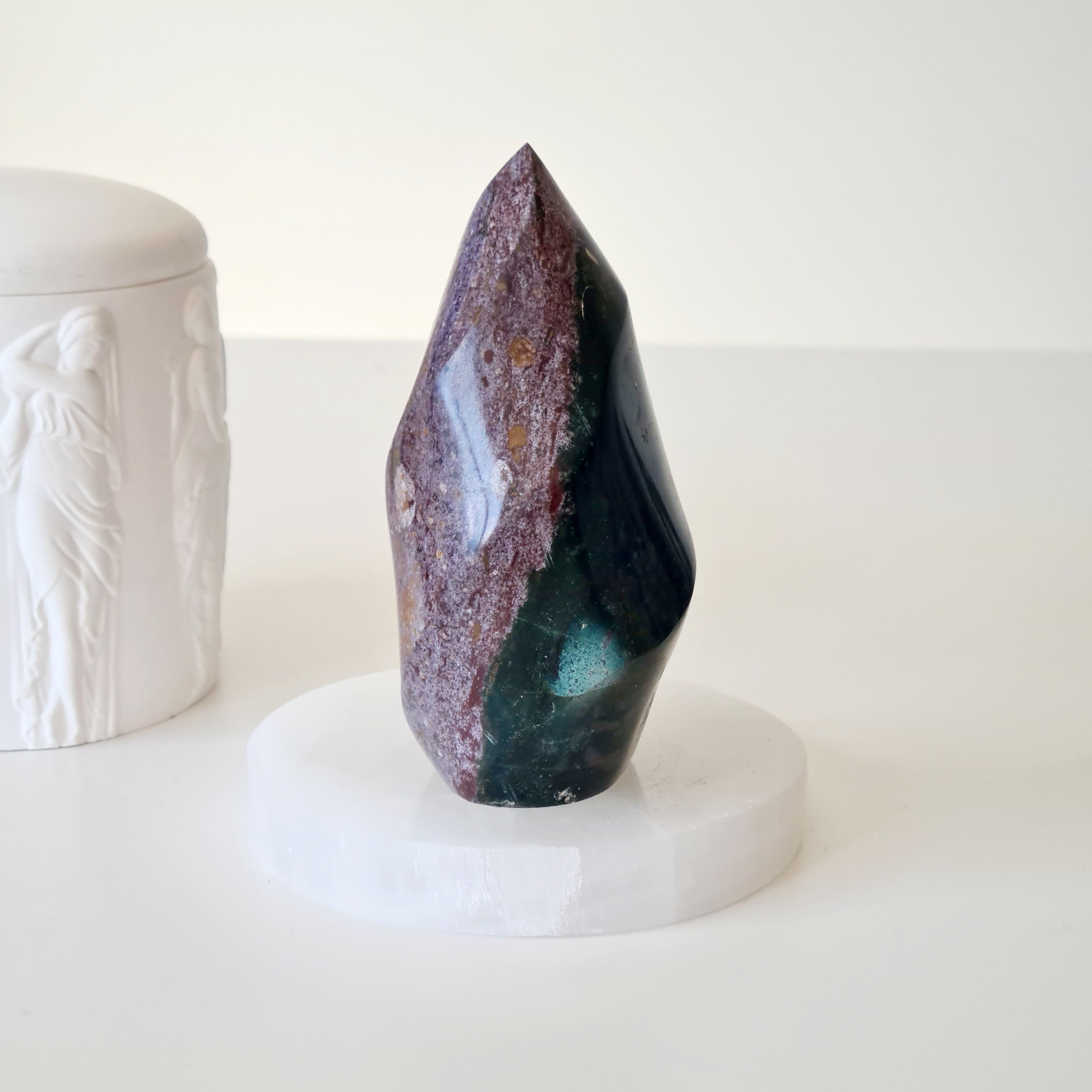 Ocean Jasper Flame | 11.2 cm tall | 425 g
