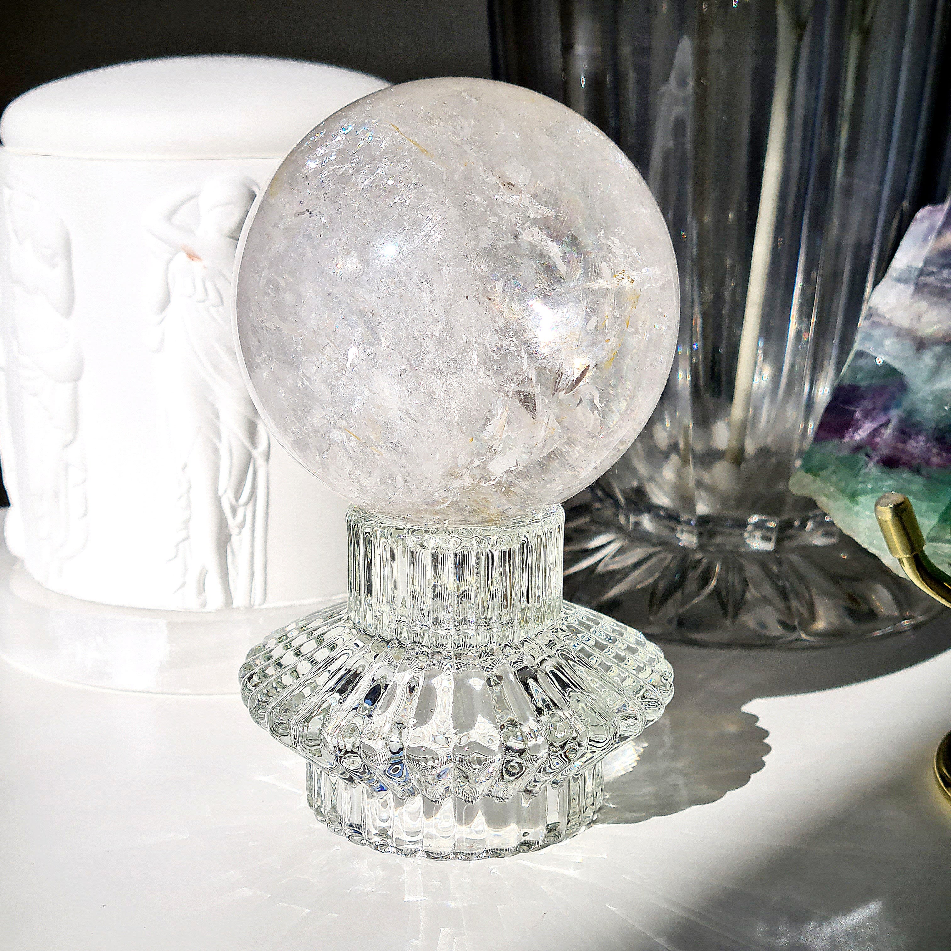 Clear Quartz Sphere | Master Healer | High Quality | gf60