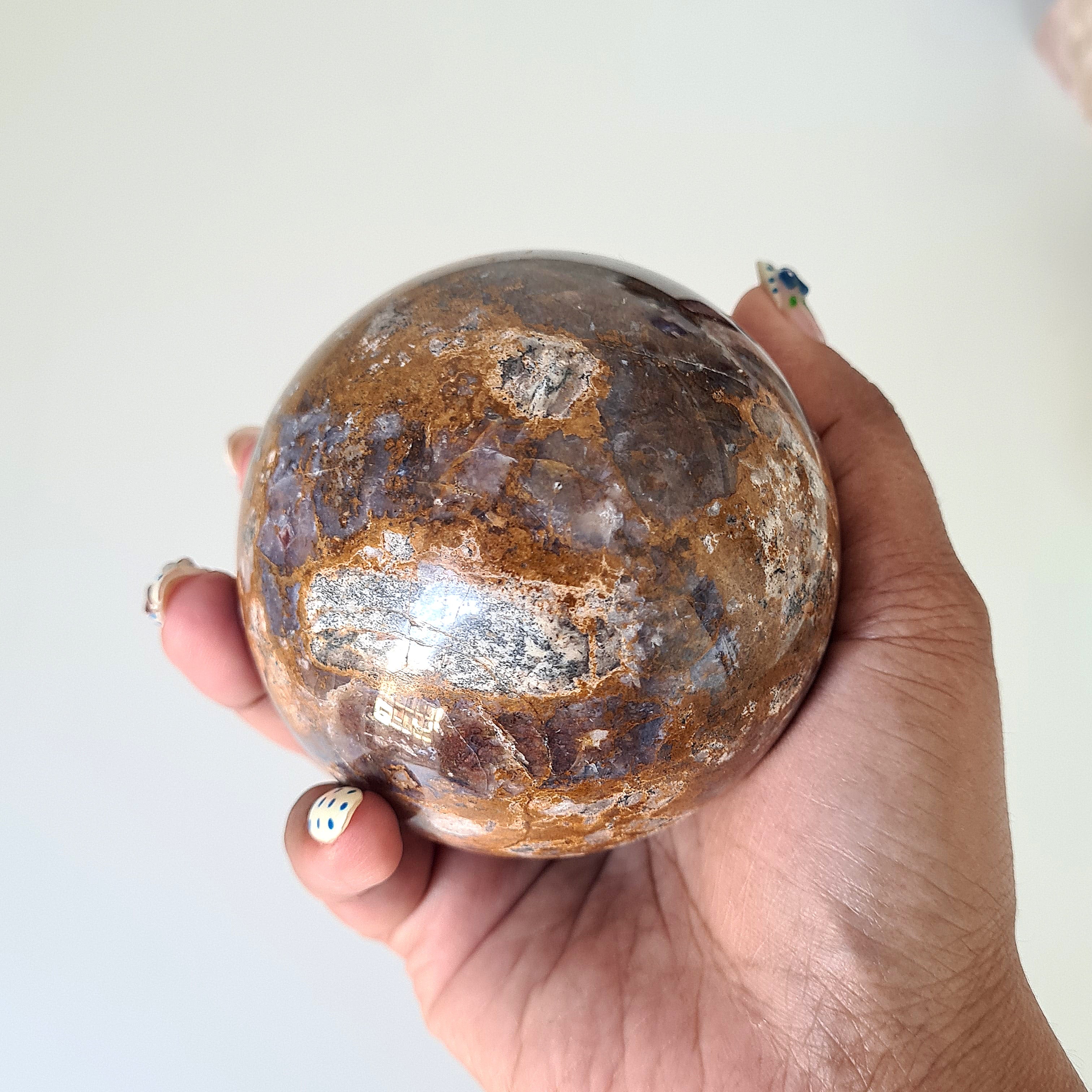 Pietersite Sphere On Stand | A | Appx 500 g | 7.3 cm